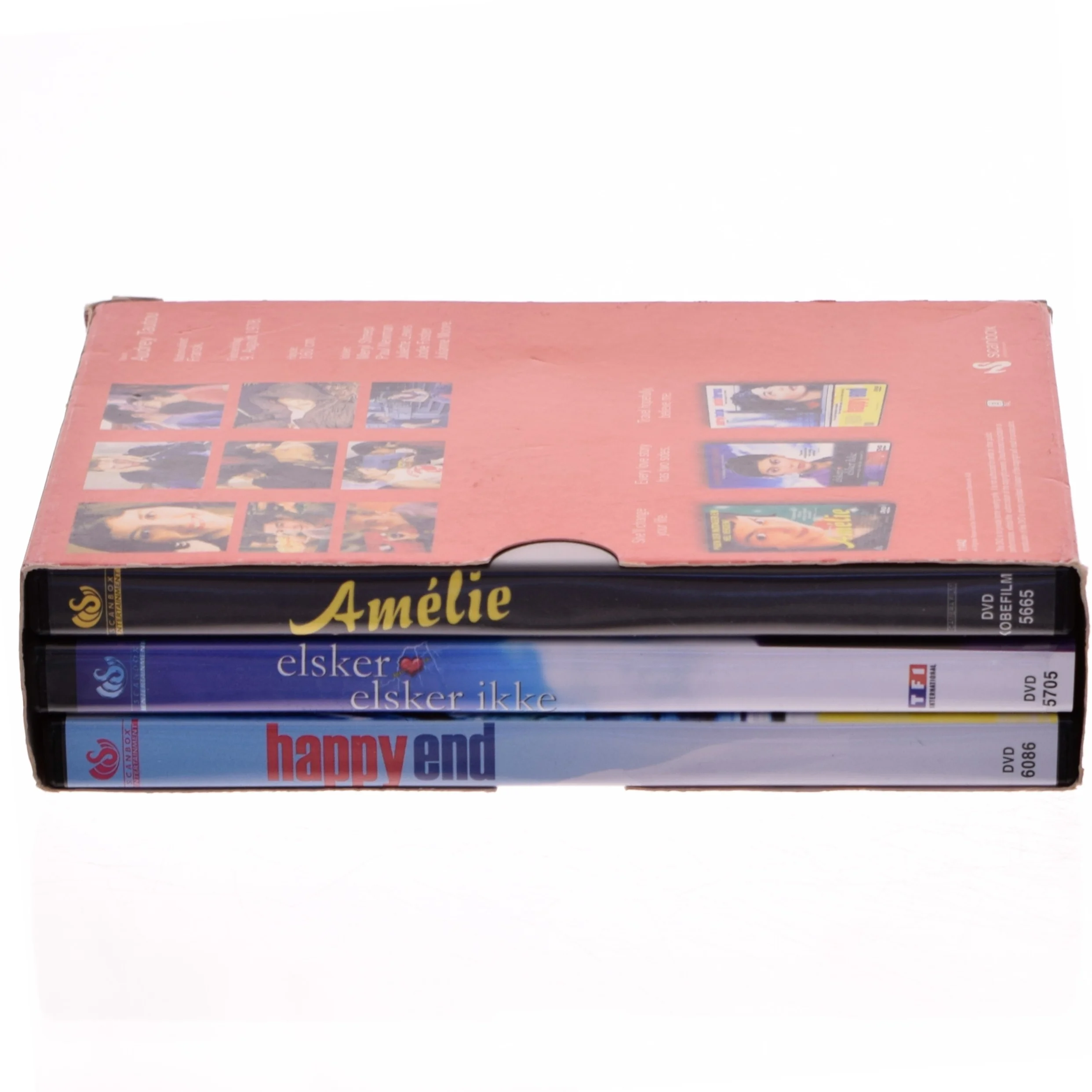 DVD-samling med Audrey Tautou film fra Scanbox
