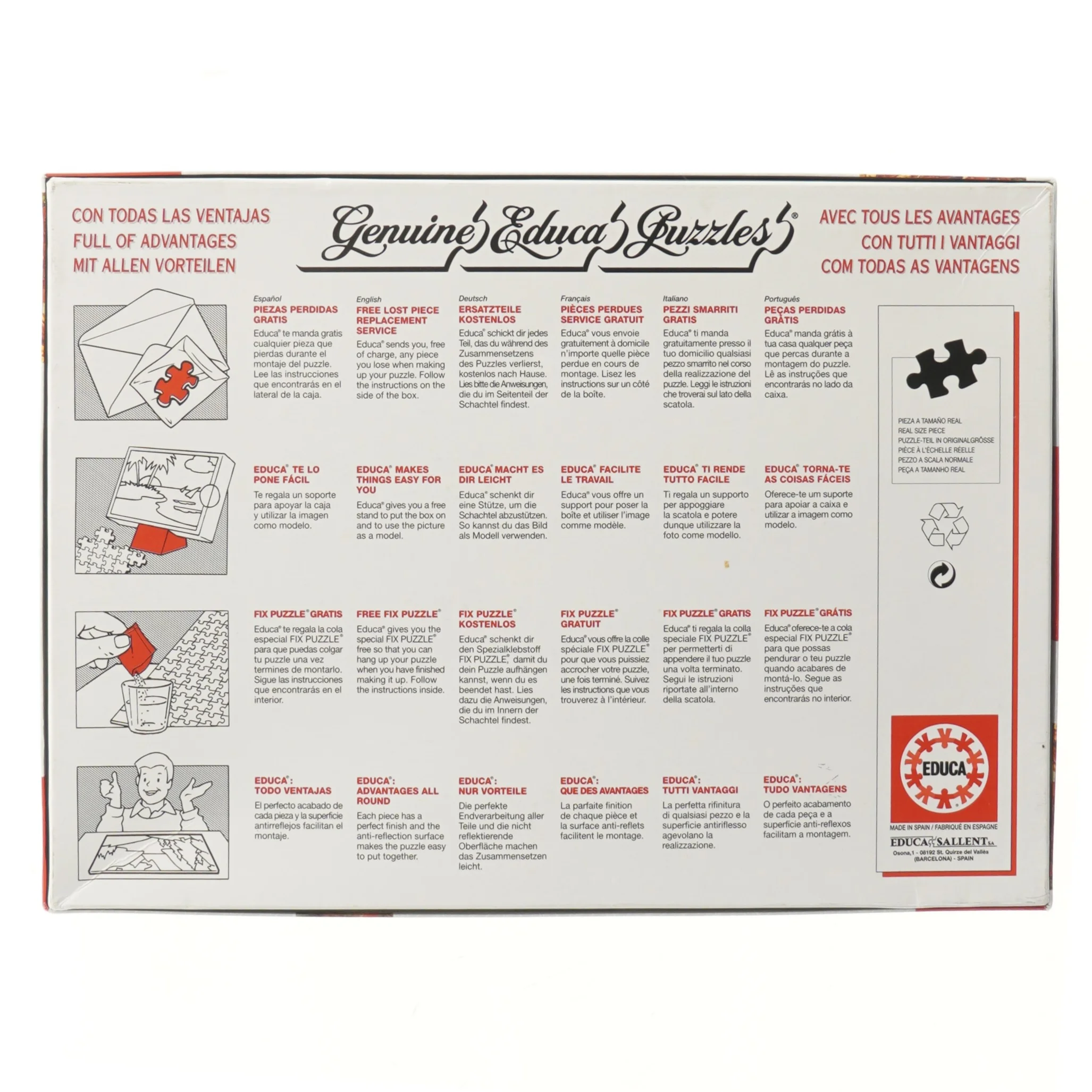 1000 brikker puslespil fra Educa fra Educa (str. 1000 brikker 68x48 cm)