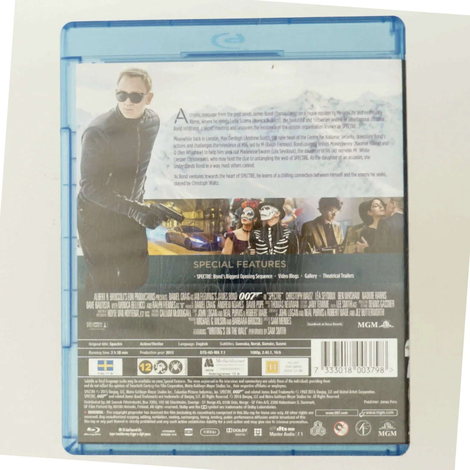 SPECTRE med Daniel Craig (DVD)