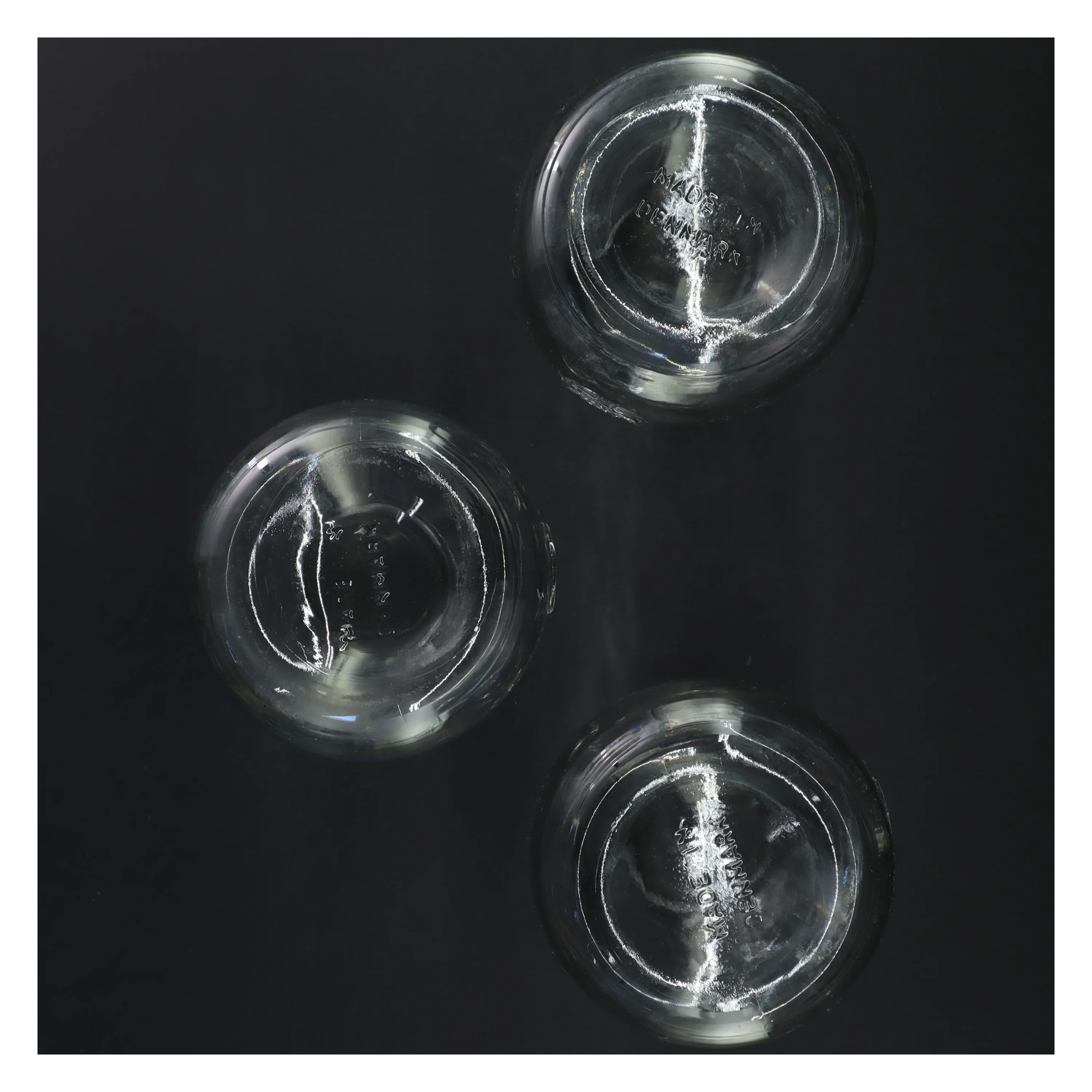 Glasflasker med motiv (str. 23x10 cm)