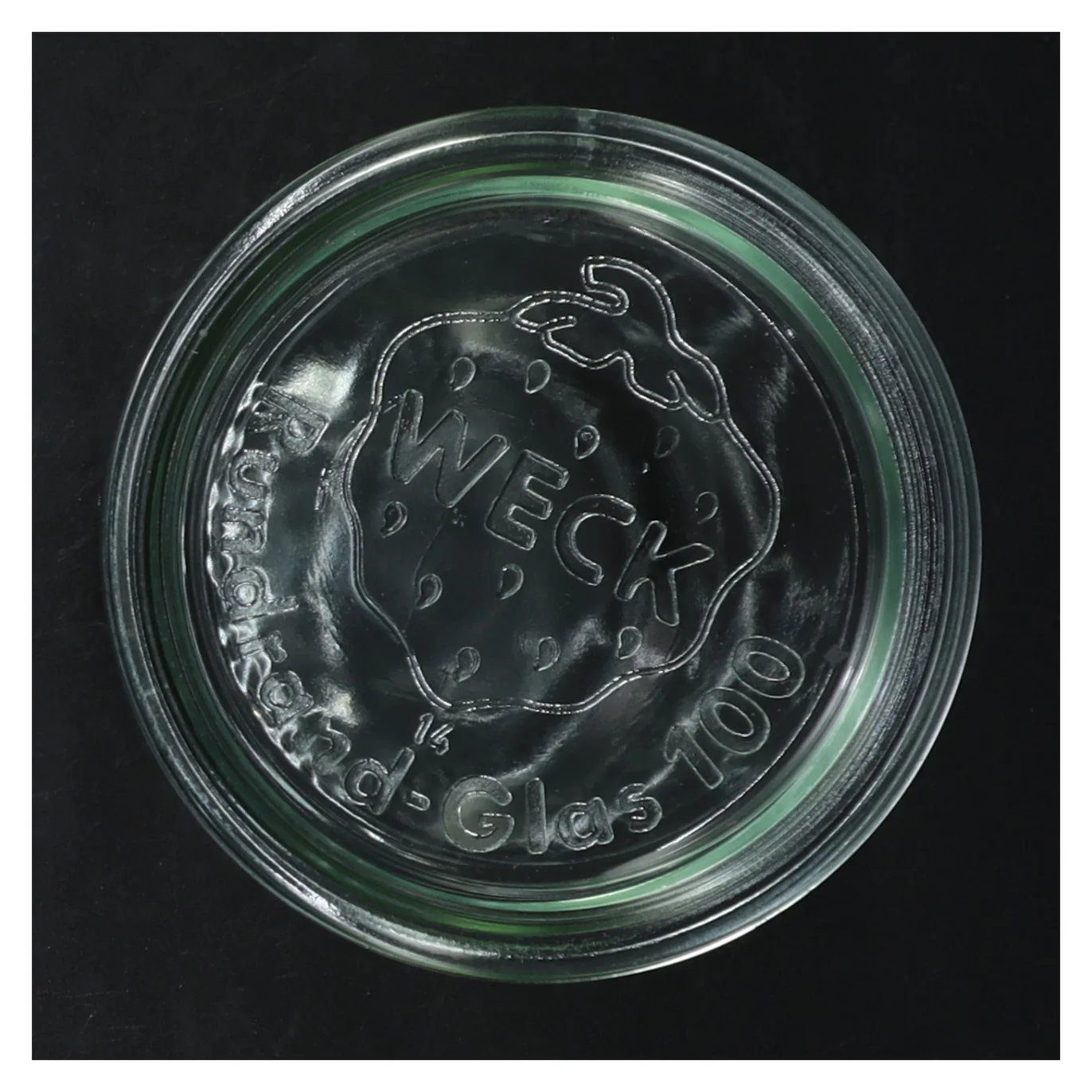 WECK glas opbevaringskrukke med låg fra Weck (str. Ø. 11 cm. 10,5 cm)