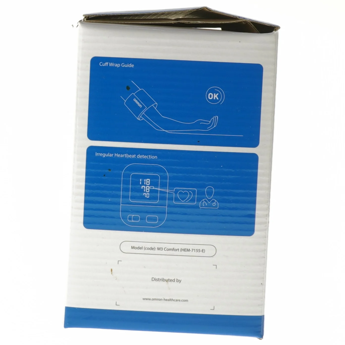Omron blodtryksmåler fra Omron (str. 14,5x10,5 cm)