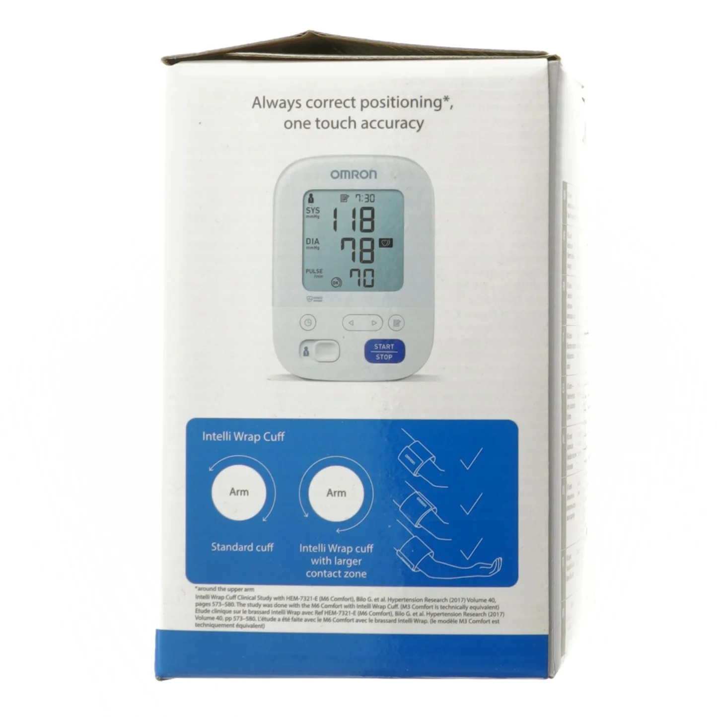 Omron blodtryksmåler fra Omron (str. 14,5x10,5 cm)