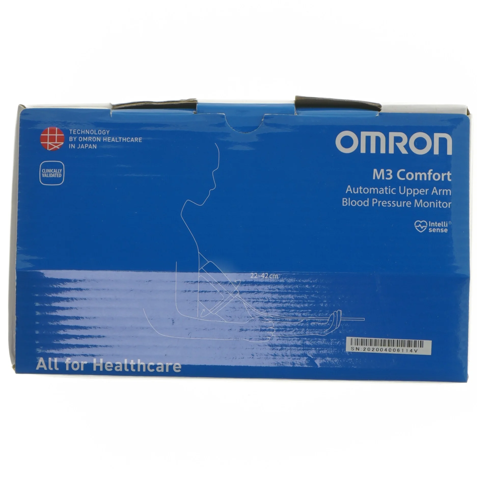 Omron blodtryksmåler fra Omron (str. 14,5x10,5 cm)