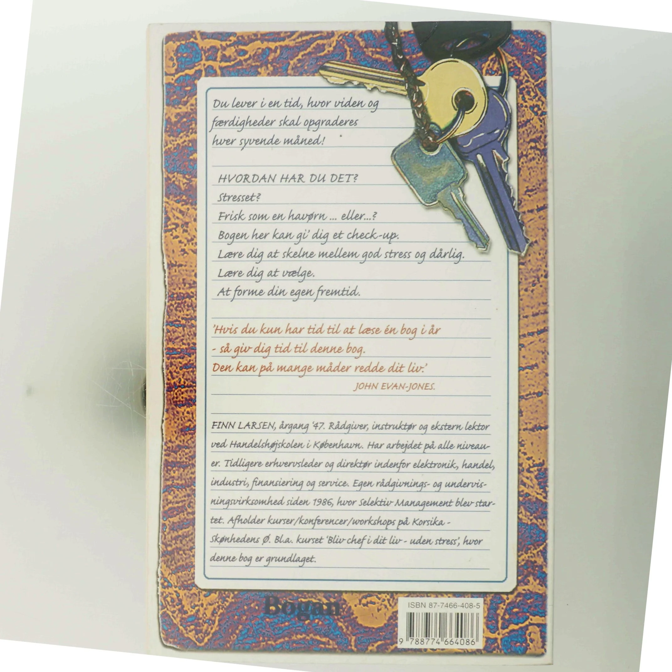 Det, det handler om : et liv uden stress af Finn Larsen (f. 1947) (Bog)