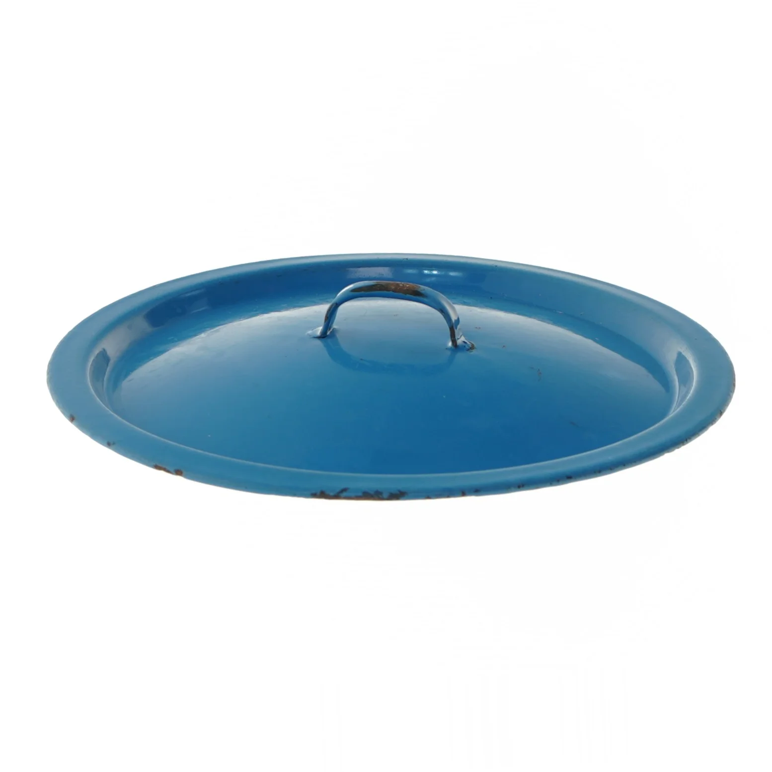 Blåt emaljegrydelåg (str. Ø 24 cm)