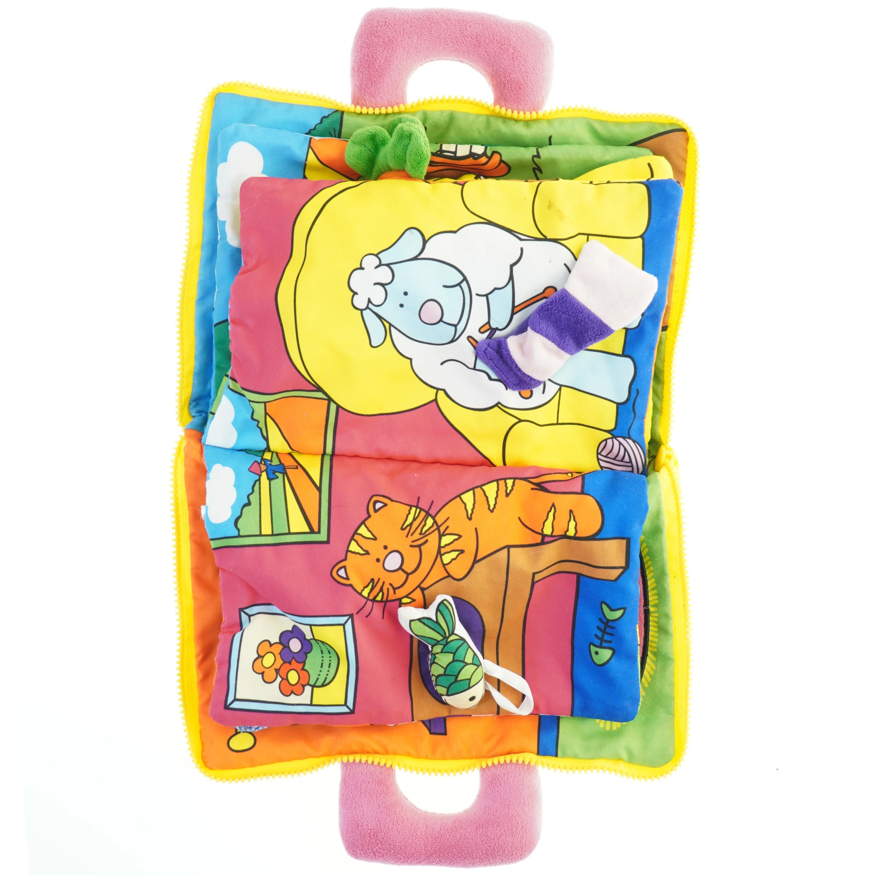 Stofbog til babyer fra Bellino (str. 26x22 cm)