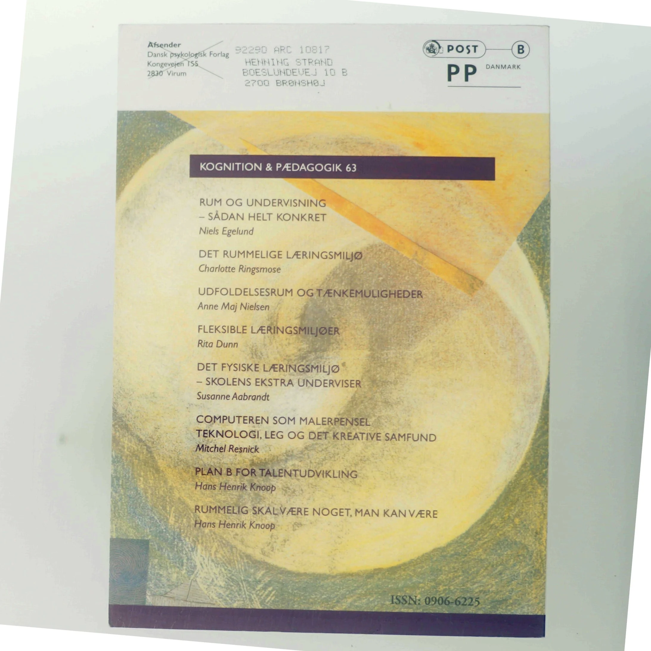 Kognition & Pædagogik af Niels Egelund (Bog)