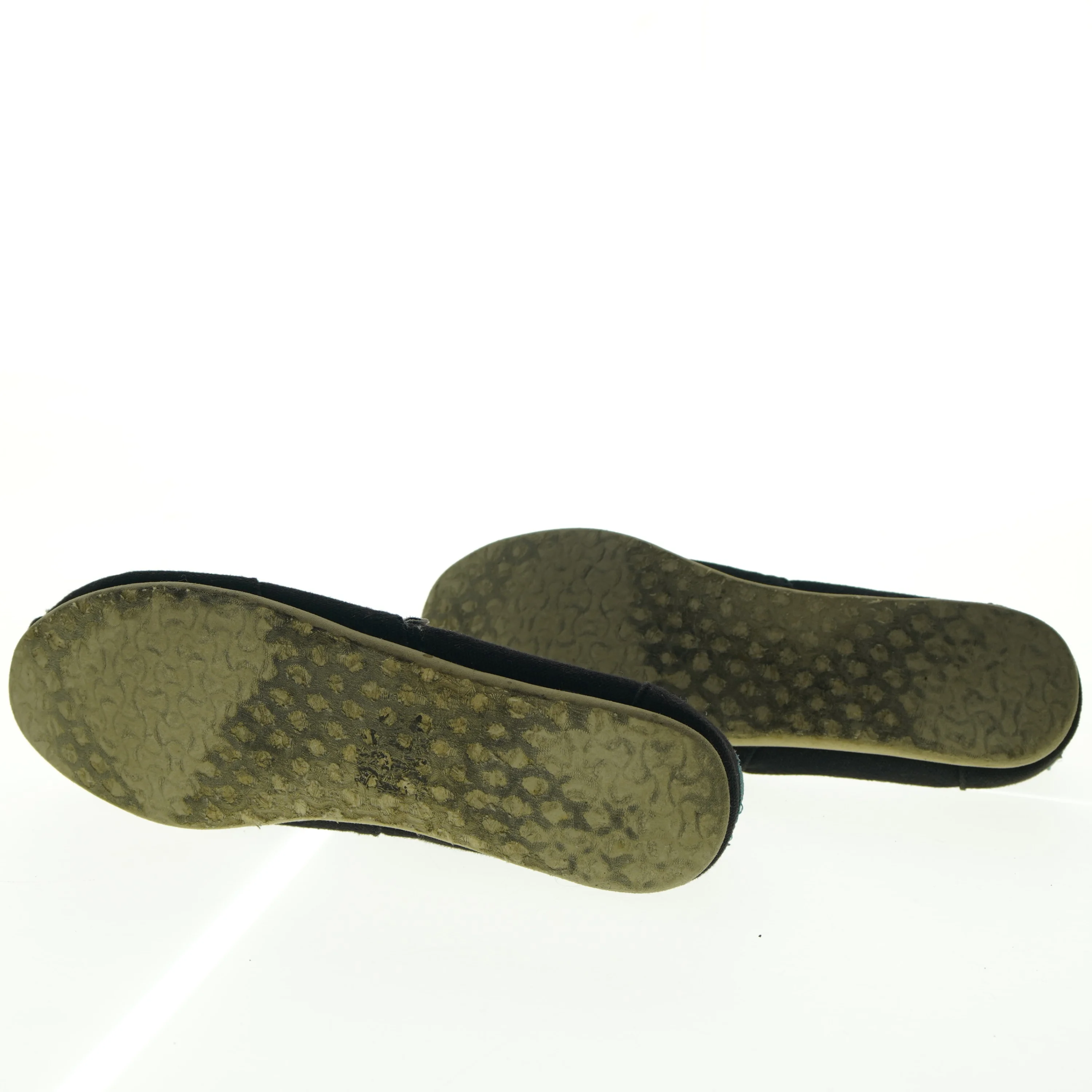 Sorte flade damesko fra Toms (str. 38)