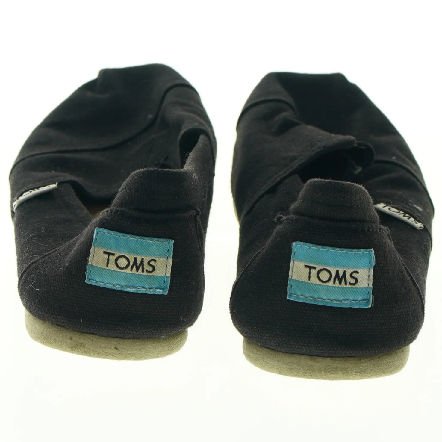 Sorte flade damesko fra Toms (str. 38)