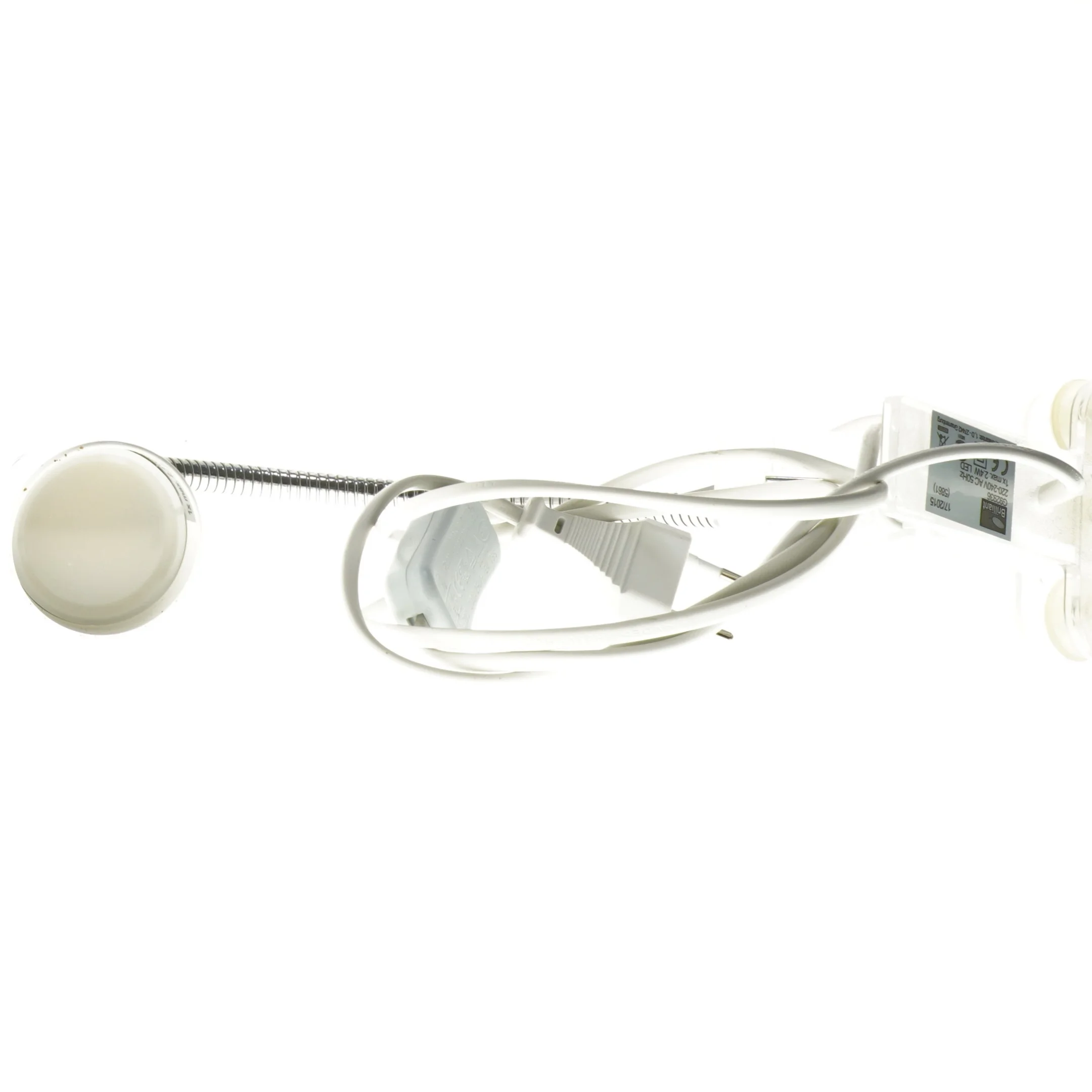 Fleksibel læselampe med klemme fra Brilliant (str. 60 cm)