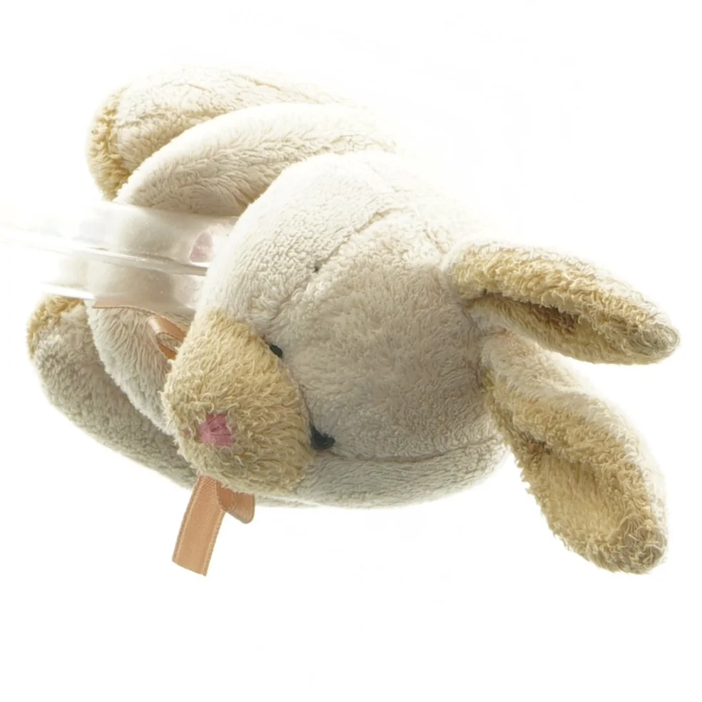 Kaninfigur med rangle (str. 18x12 cm)