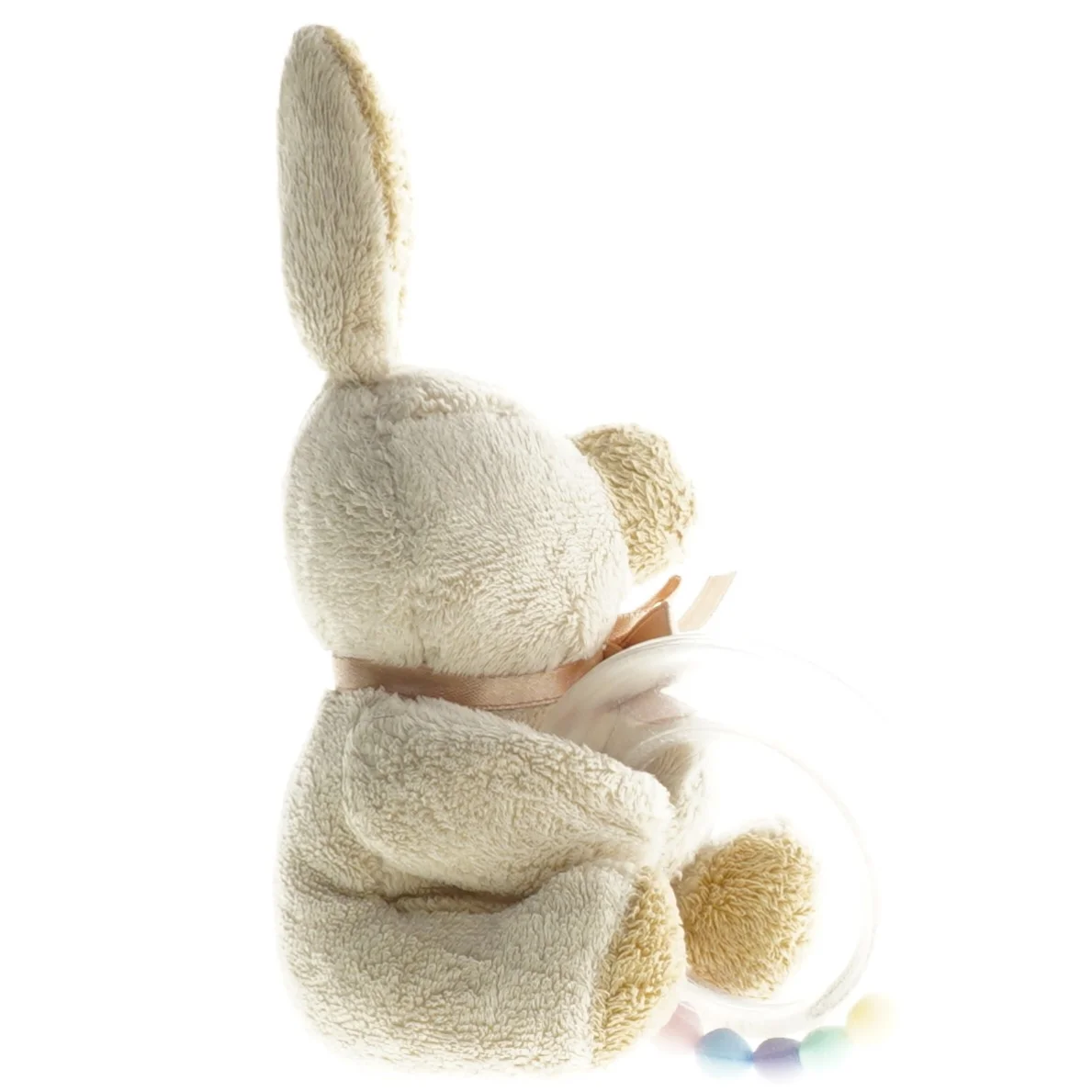 Kaninfigur med rangle (str. 18x12 cm)