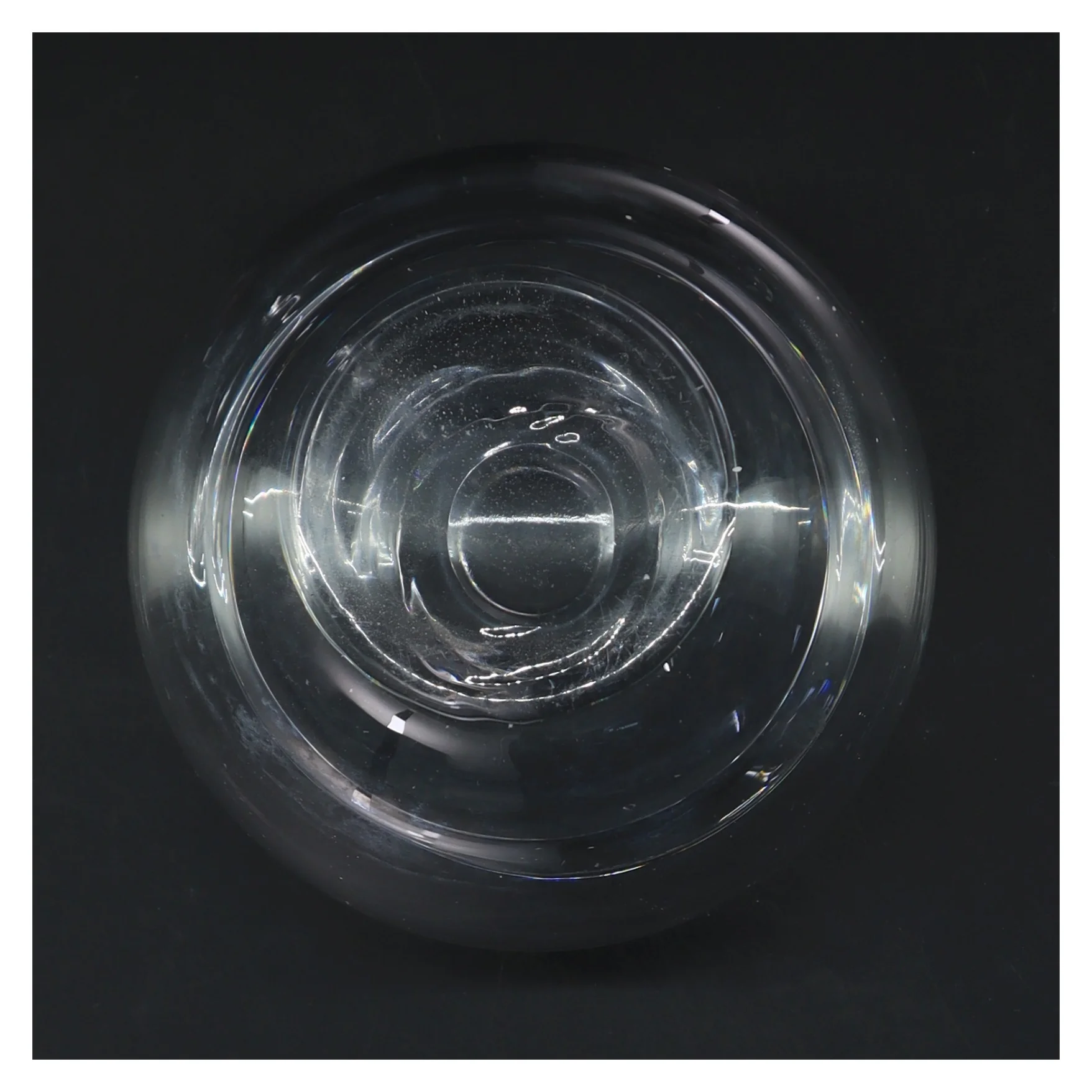 Glasvase (str. Ø 9 cm længde 12,5 cm)