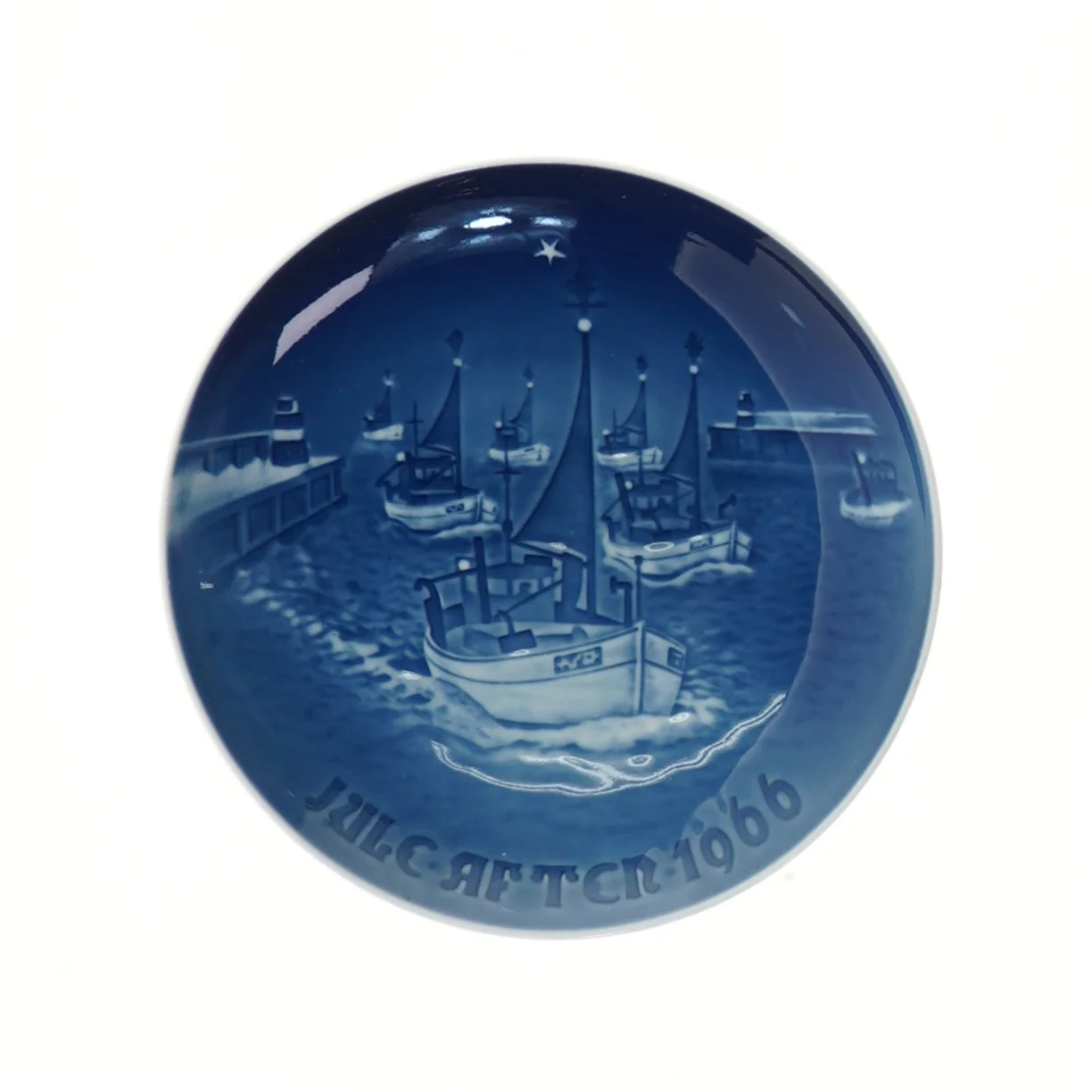 B&G juleplatte 1966 fra B&G (str. Ø 18,2 cm)