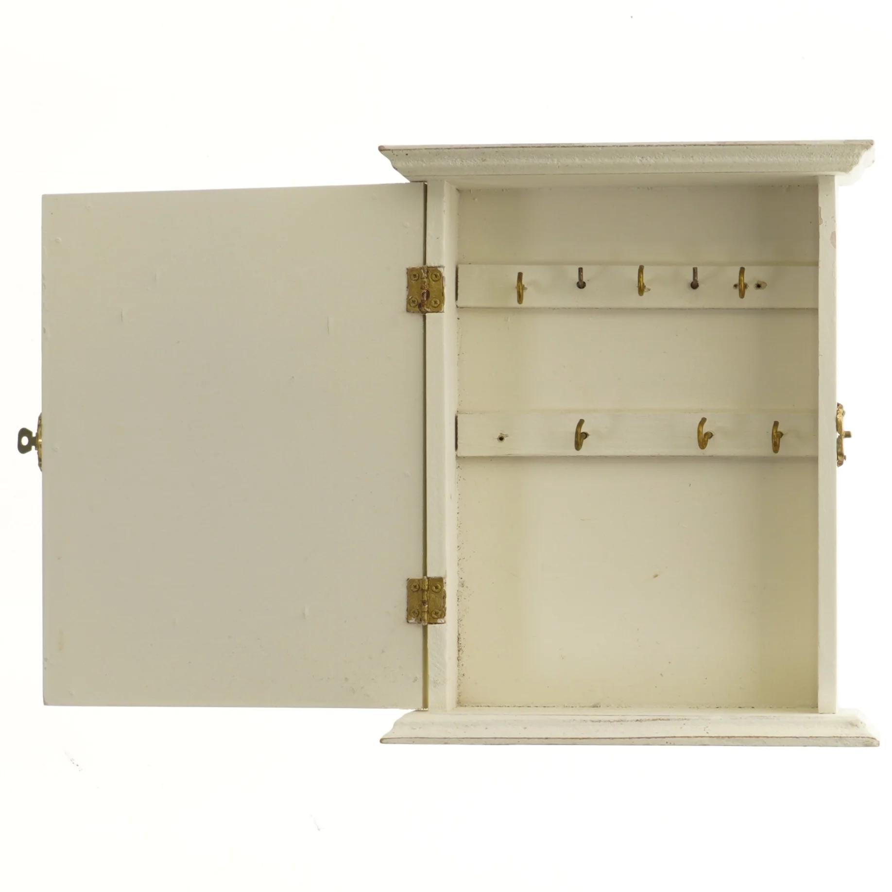 Nøgleskab i træ (str. 20,5x25 cm)