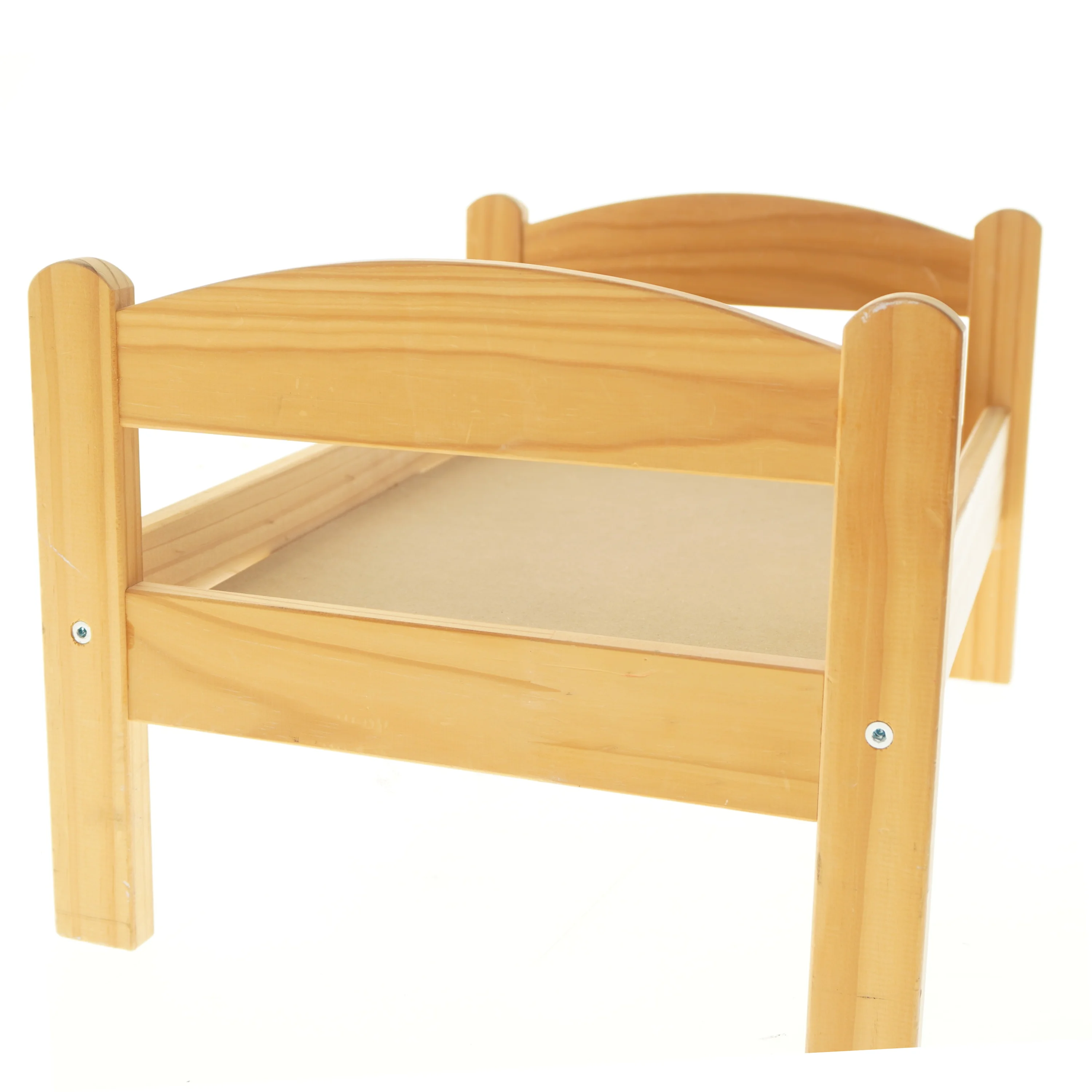 Trædukke seng fra IKEA (str. 52x36x29 cm)