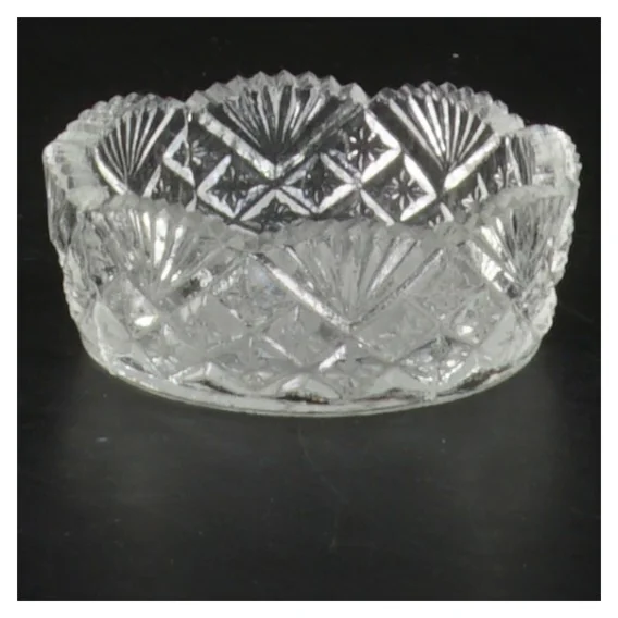 Lille glas skål, krystal (str. Ø 6 cm)