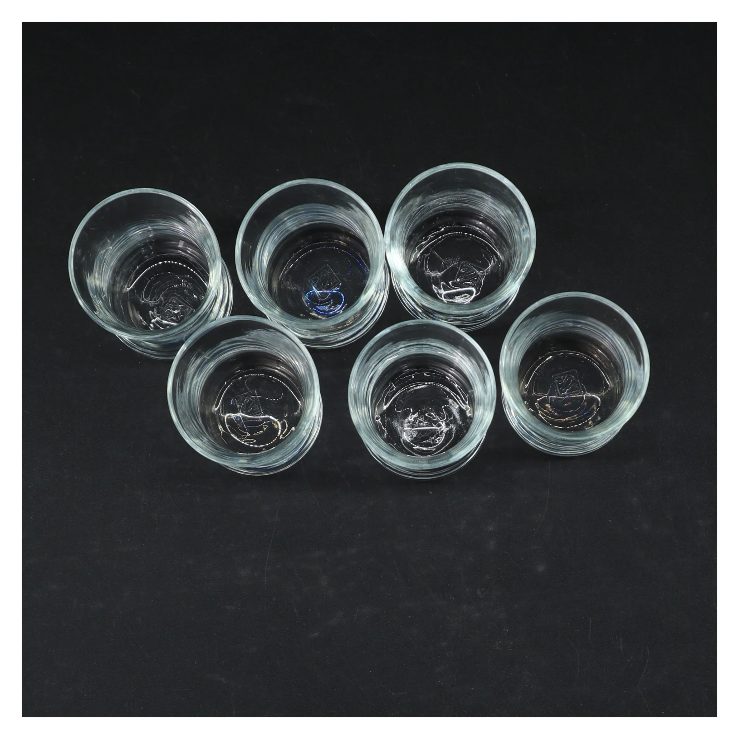 6 Glas (str. Ø 5 cm. længde, 7,5 cm)