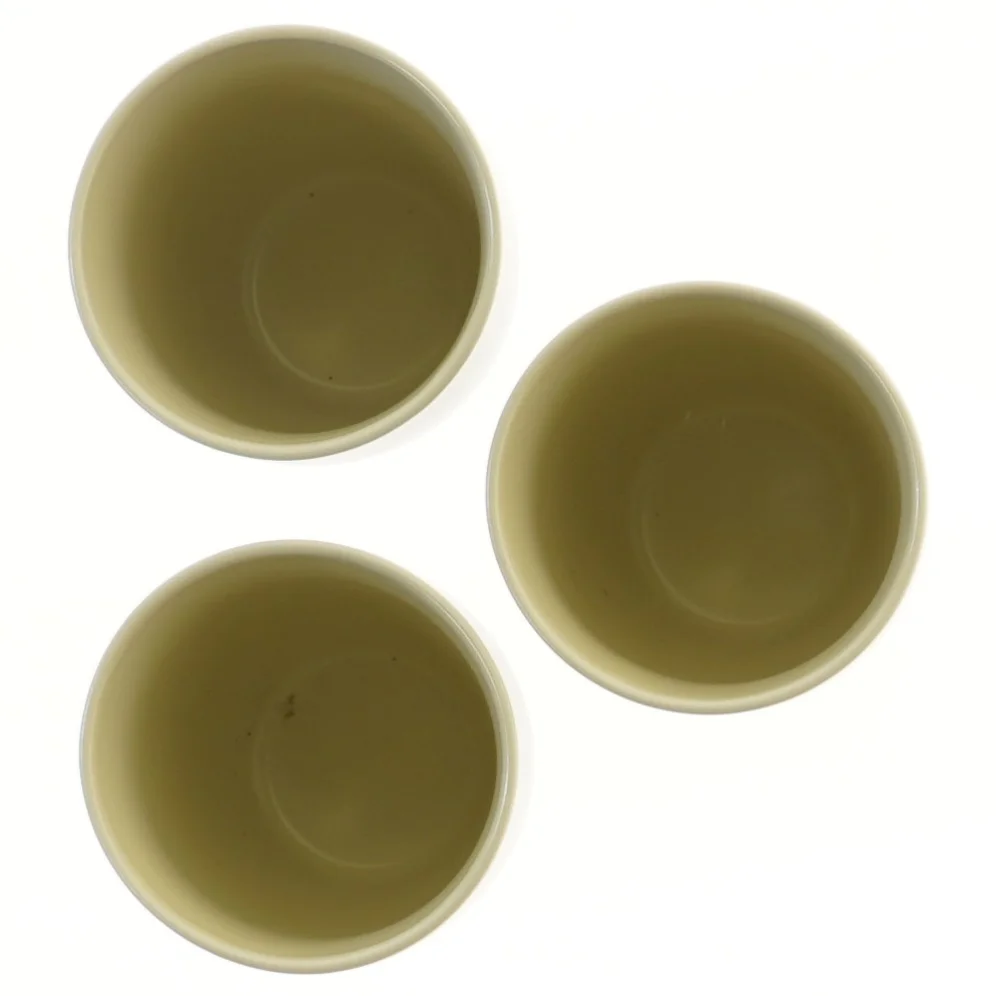 Sæt af 3 beige kopper fra Aida fra Aida (str. Ø 8,5x10,5 cm)