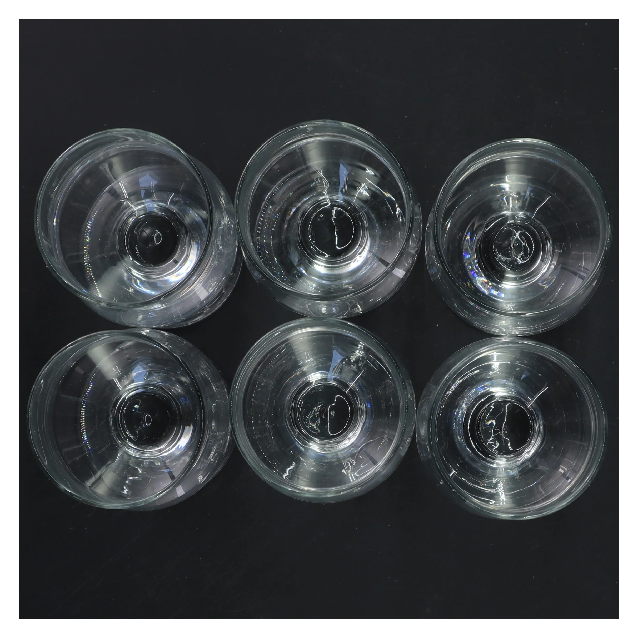 Sæt af glas (str. Ø 6,5x13 cm)