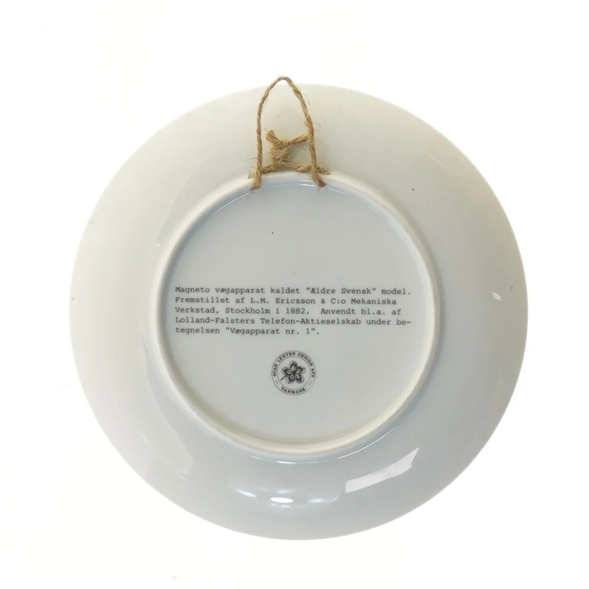 Ericsson vægtelefon dekorationstallerken fra Scan Lekven Design (str. Ø 19,5 cm)