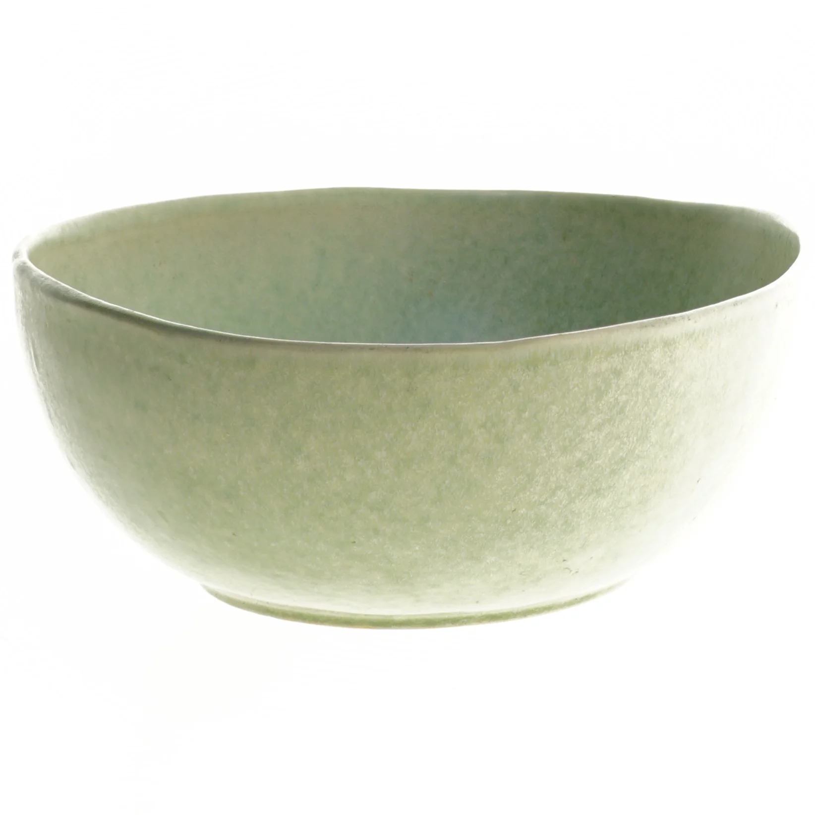 Grøn keramisk skål fra H&M (str. 27,5x21 cm)