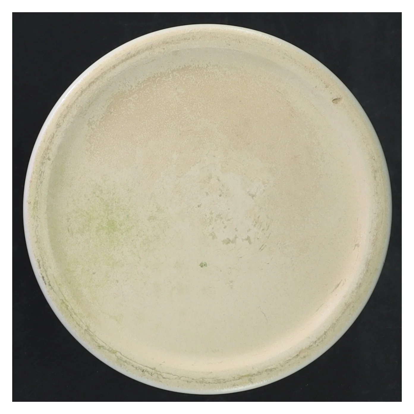 Hvid keramisk potte (str. Ø 12 cm)