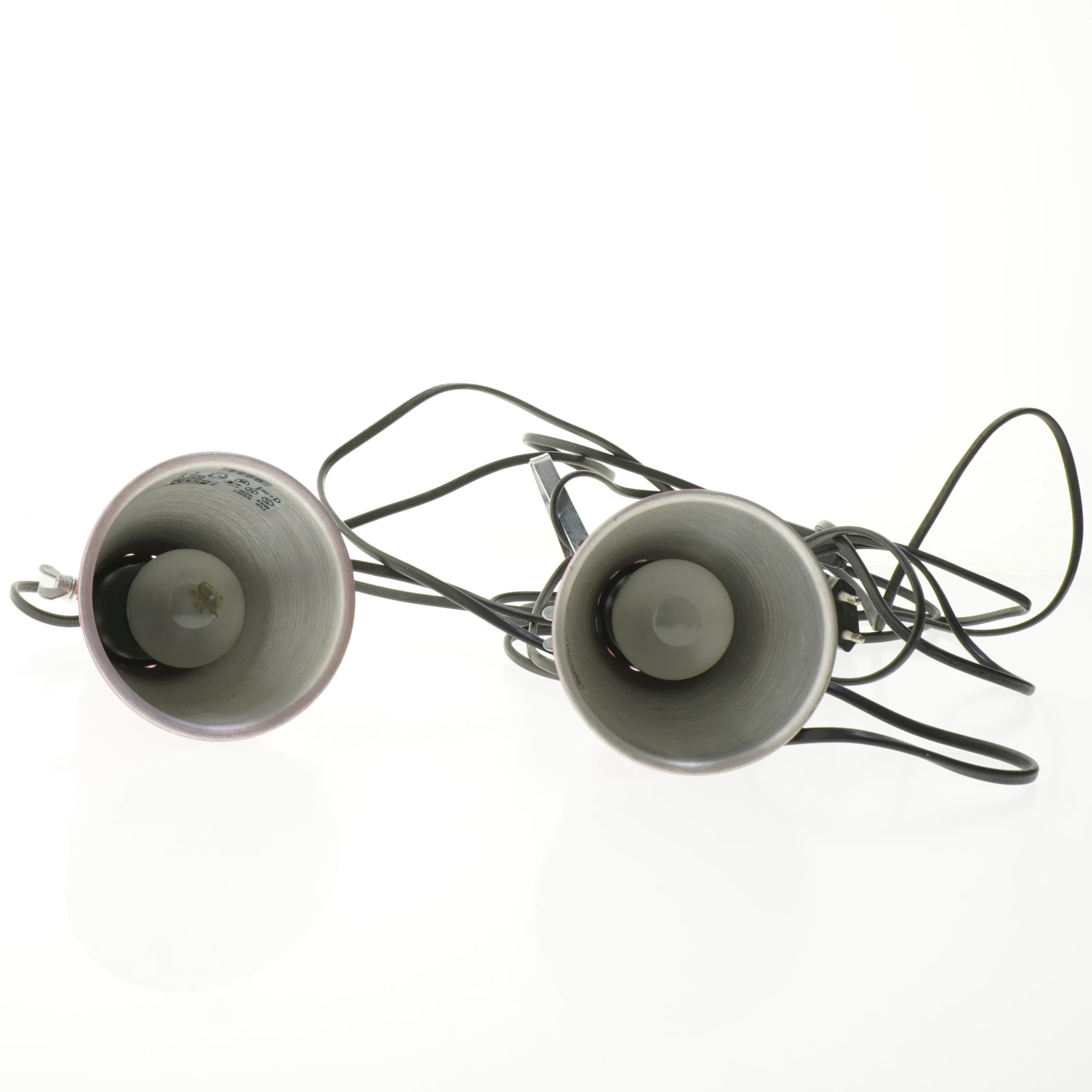 Røde clipslamper fra IKEA (str. 19 cm)