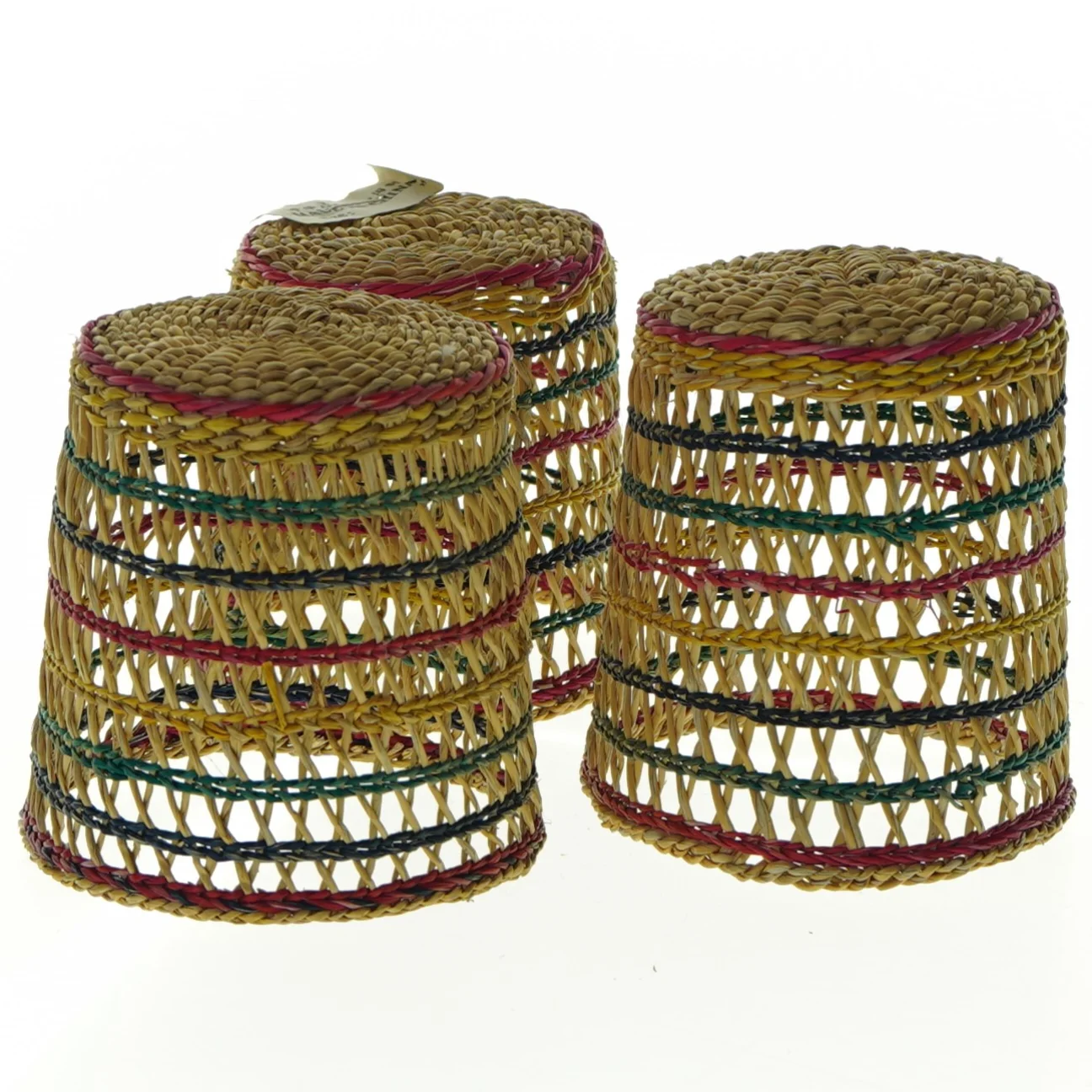 Flettede kurve til drikkeglas(str. H. 7 cm. ø 7 cm)