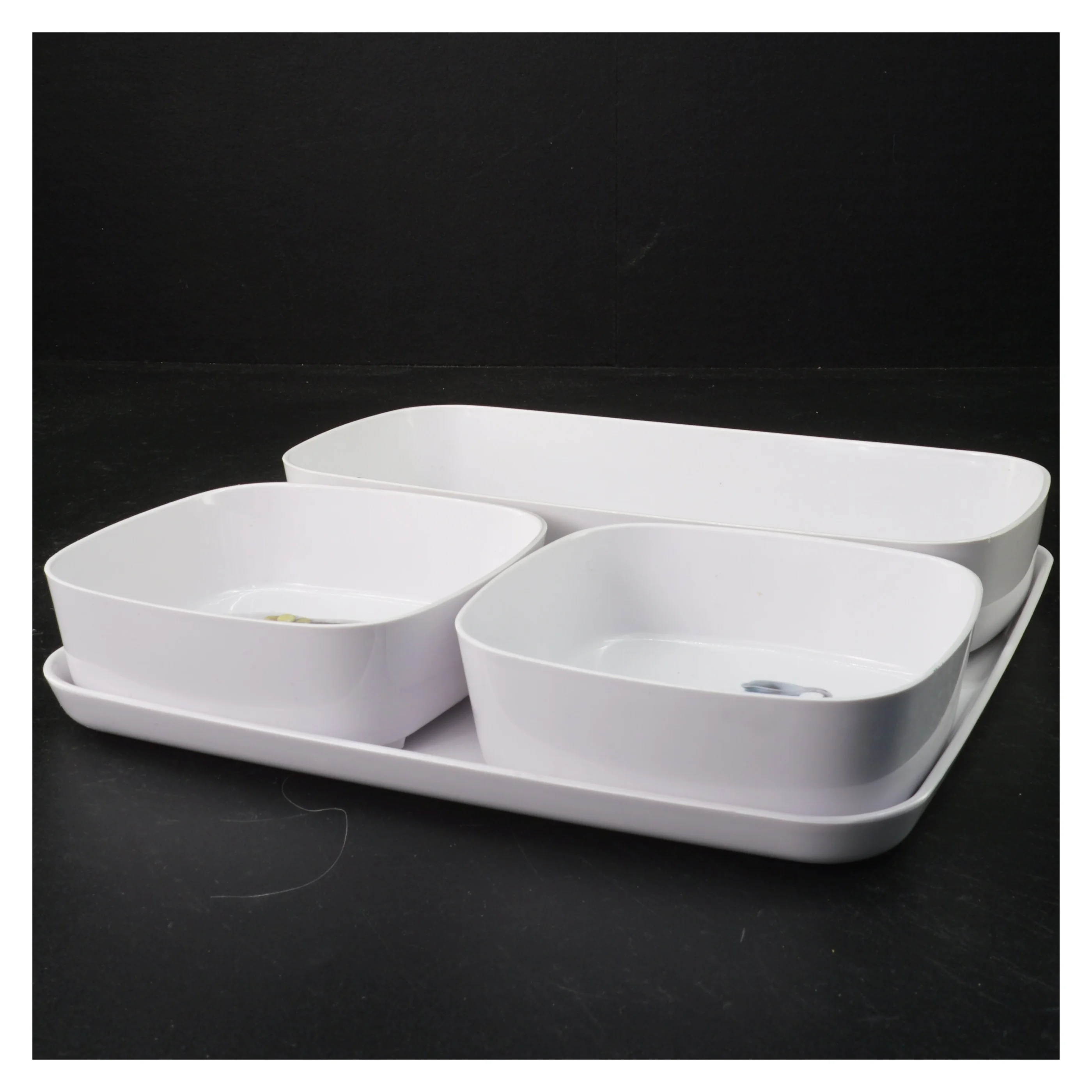 Serveringsbakker med motiver (str. 24 x 24 cm)