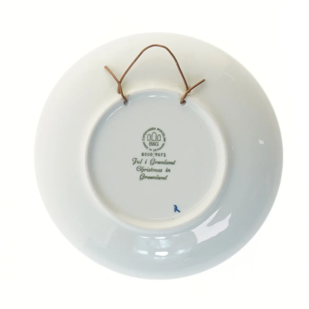 Jul i Grønland platte fra Royal Copenhagen (str. Ø 18,3 cm)