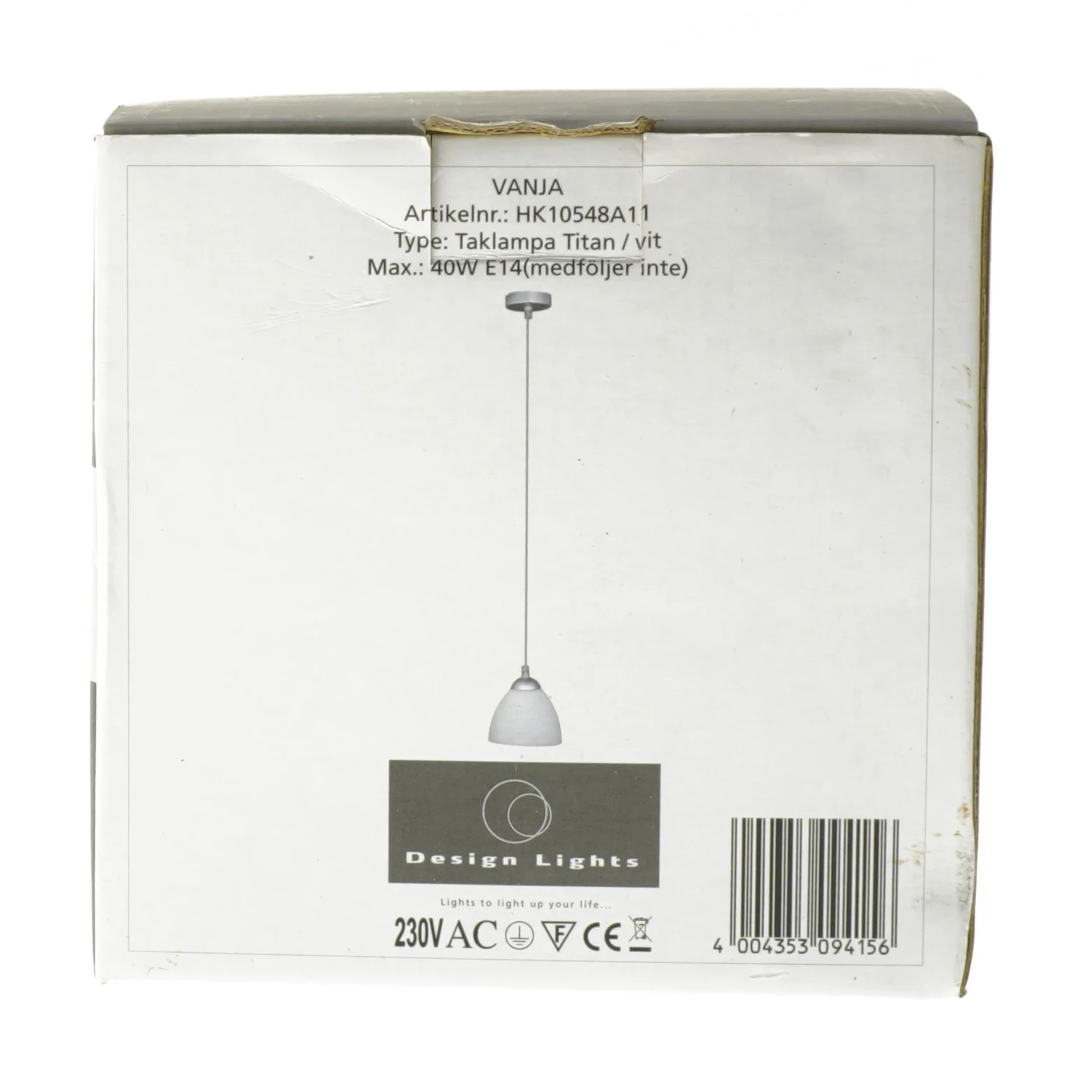 Vanja pendellampe fra Design Lights