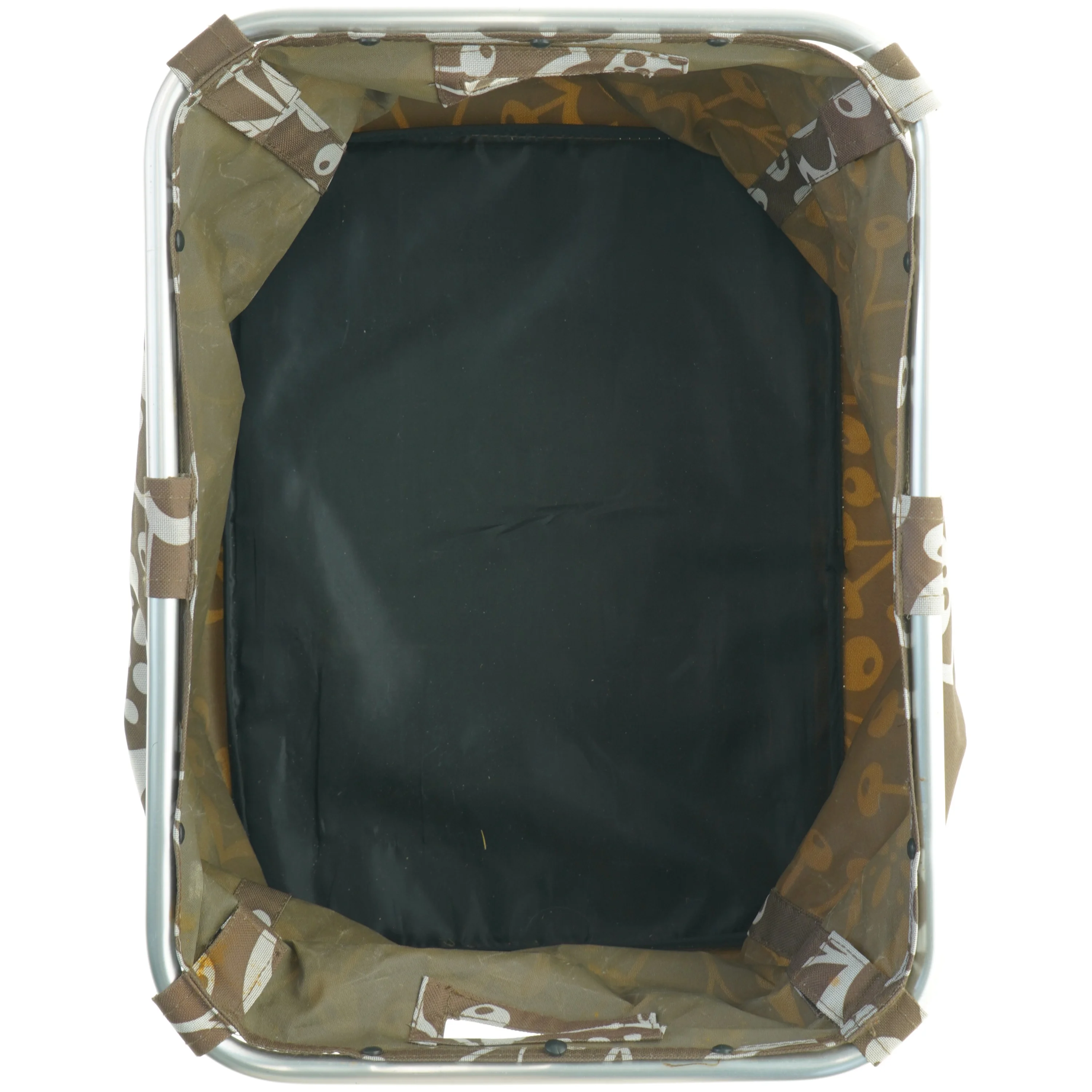 Stofkurv med blomstermønster (str. 44 x. 33 cm)