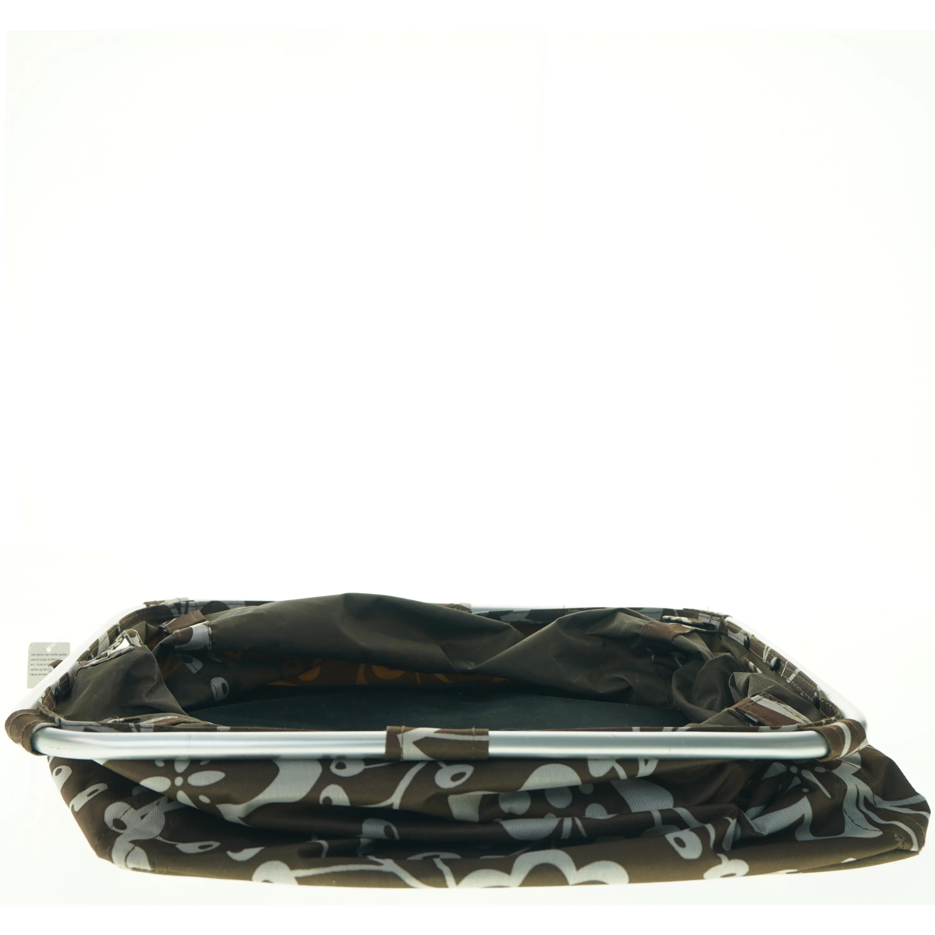 Stofkurv med blomstermønster (str. 44 x. 33 cm)