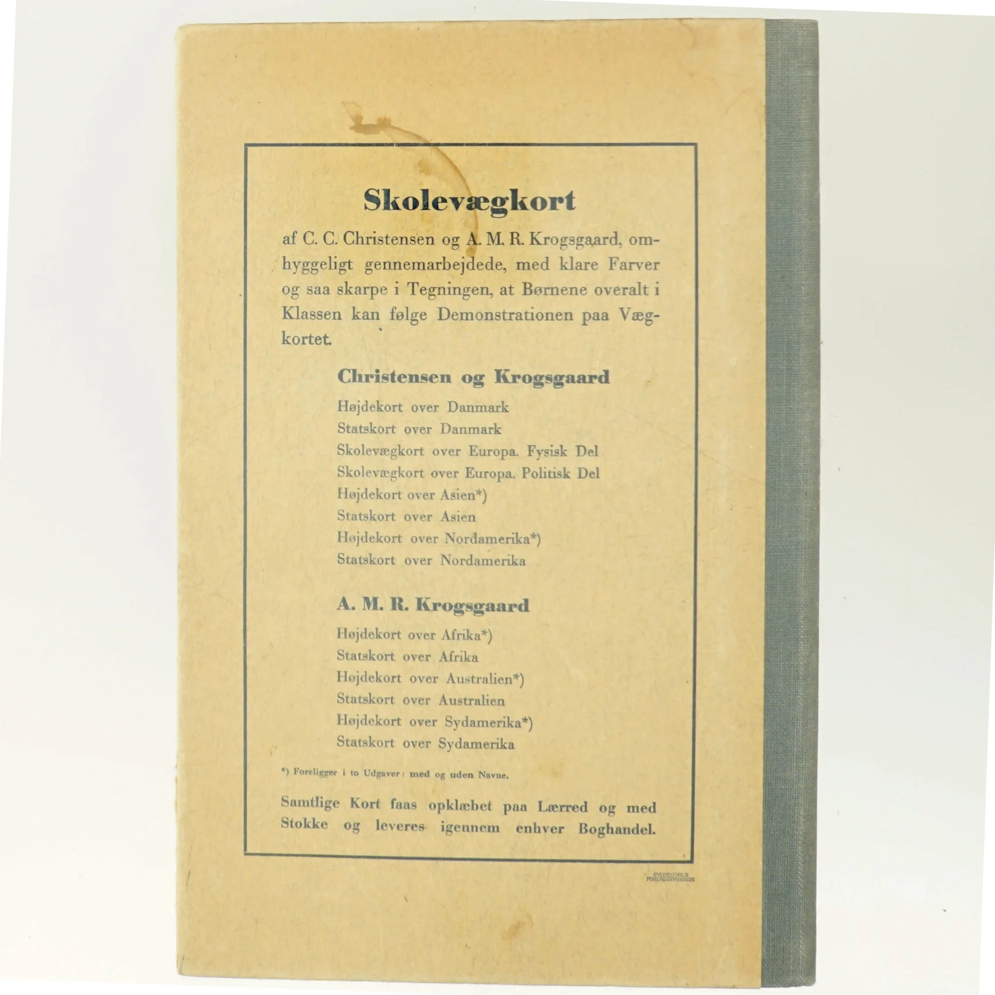 Geografi for Folkeskolen af C. C. Christensen (Bog)