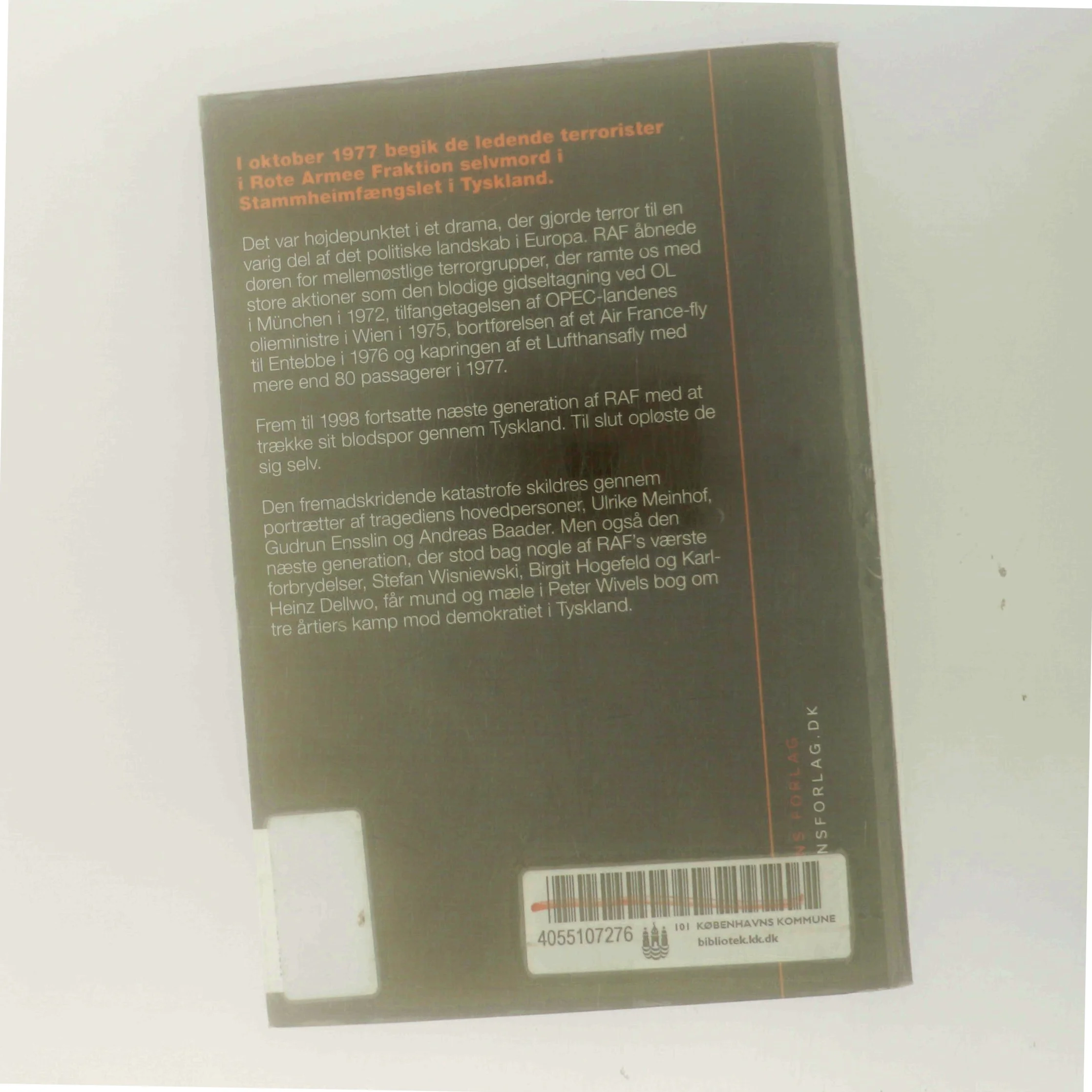 Baader-Meinhof af Peter Wivel (Bog)