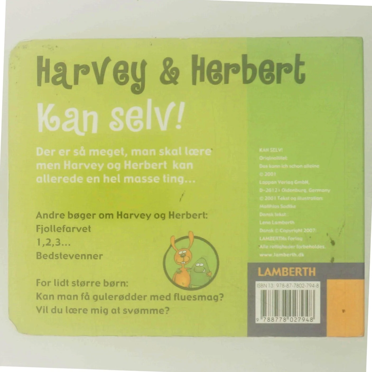 Harvey & Herbert af Matthias Sodtke (Bog)