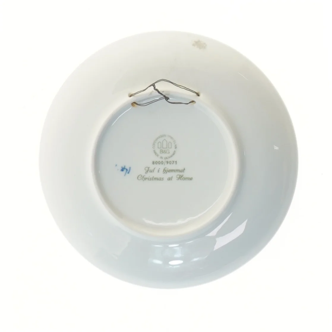 B&G juleplatte 1971 fra Bing & Grøndahl (str. Ø 18,4 cm)