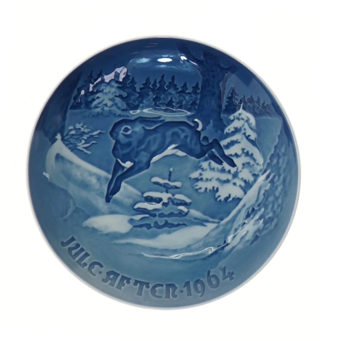 Royal Copenhagen juleplatte 1964 fra Royal Copenhagen (str. Ø 18,5 cm)