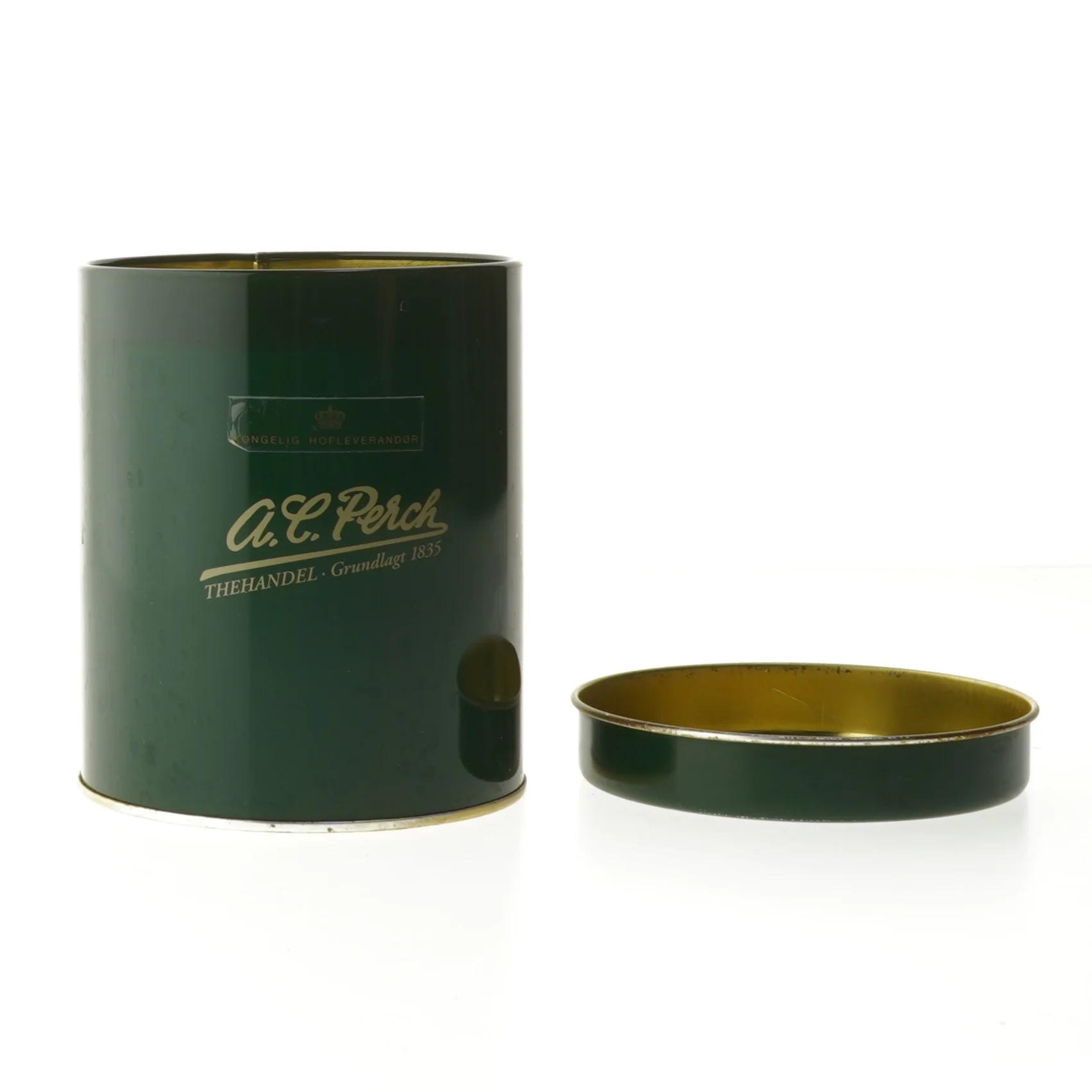 A.C. Perch te dåse fra A.C. Perch (str. Ø 11 cm længde 13 cm)