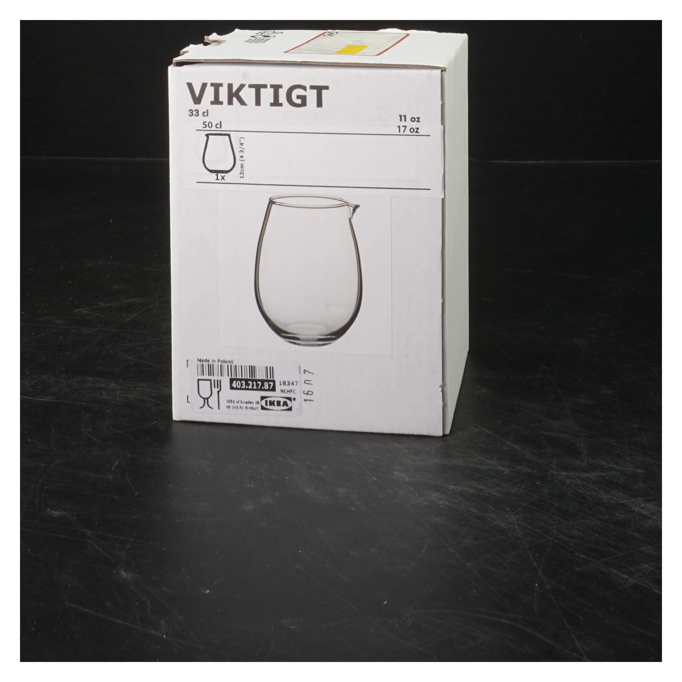 Mælkekande Viktigt fra Ikea (str. 12 cm)