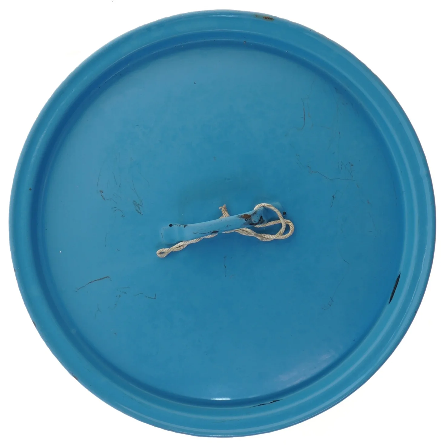  Blåt emaljelåg (str. Ø 28,5 cm)