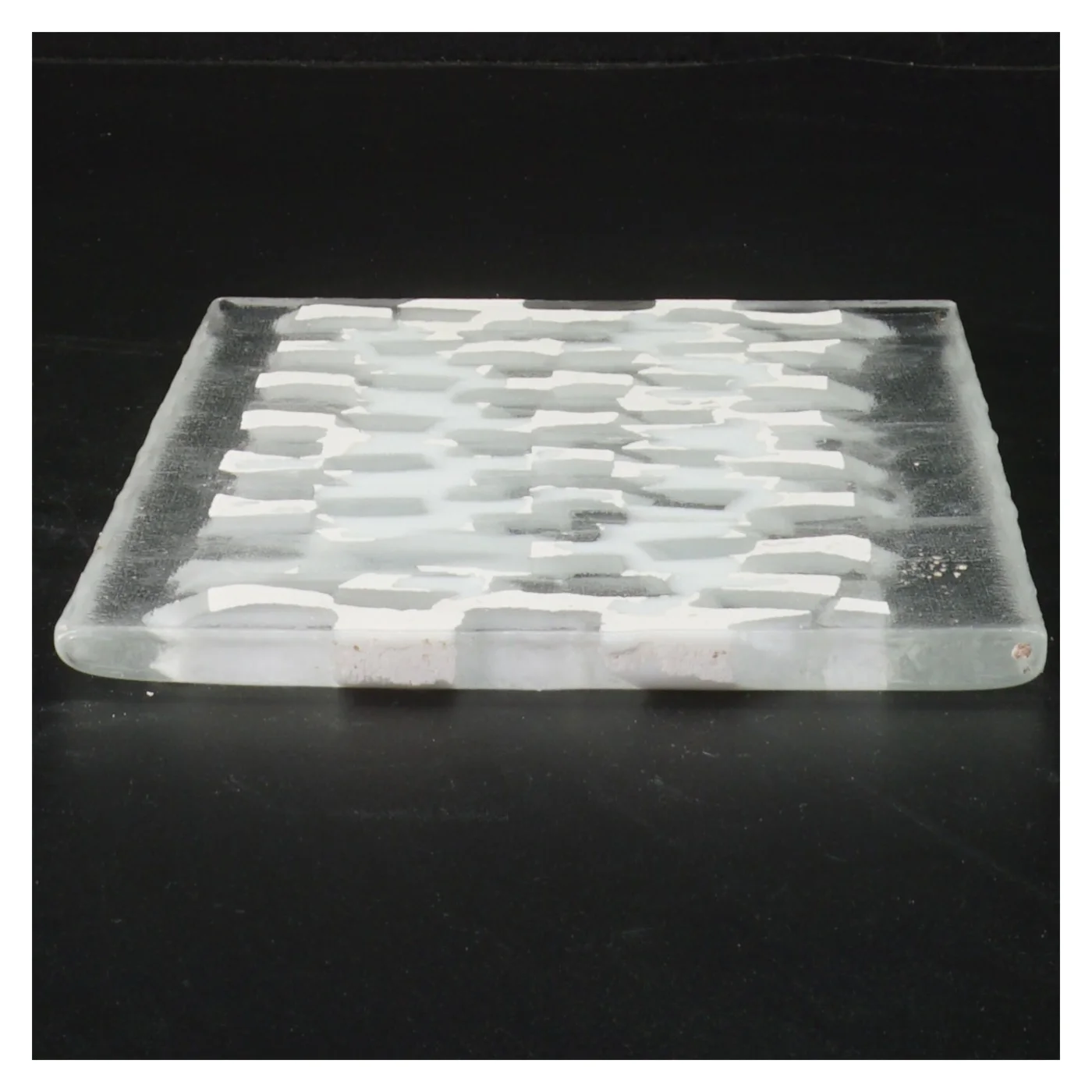 Glasfad med mønster (str. 18x14 cm)