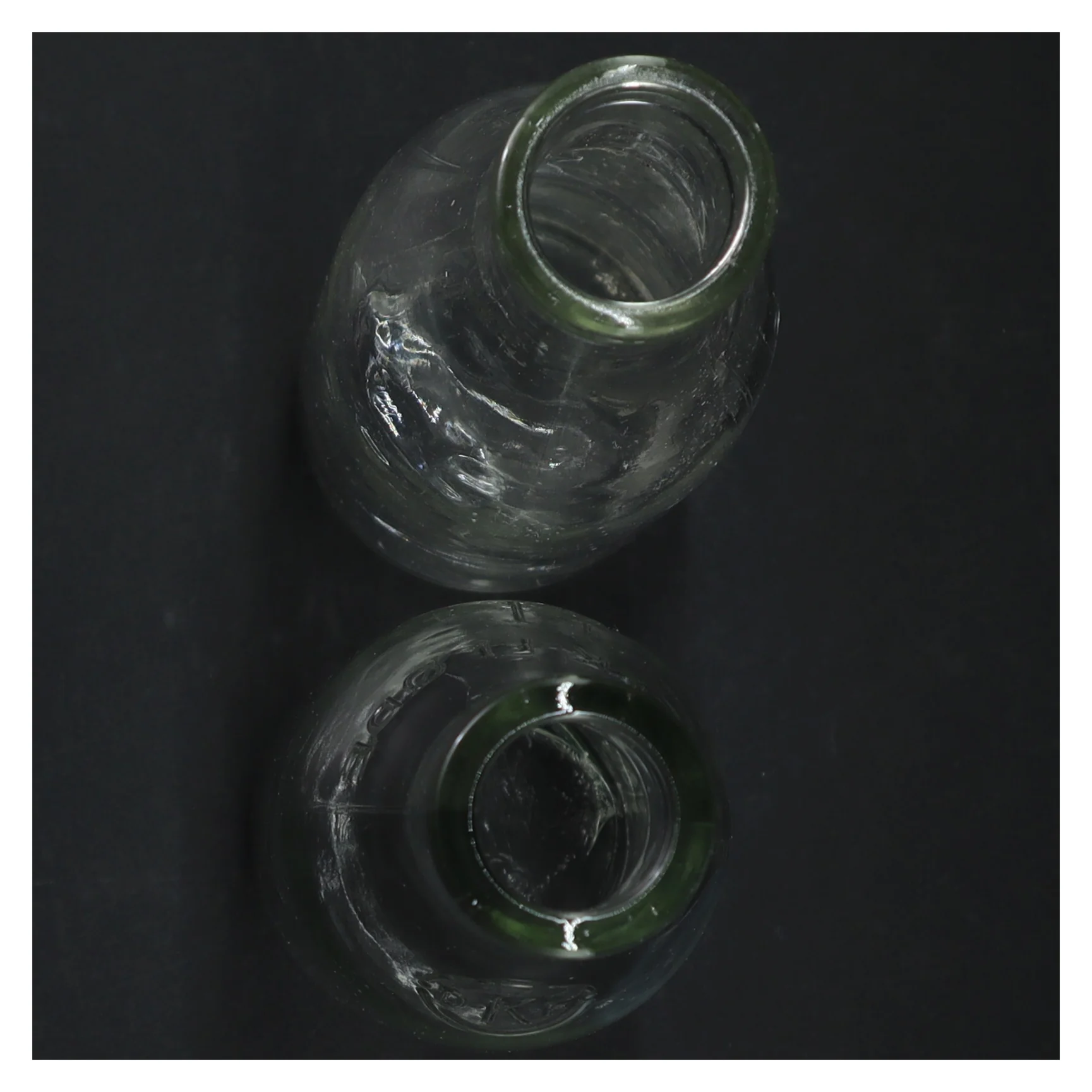 Gamle mælkeflasker (str. 24 cm)