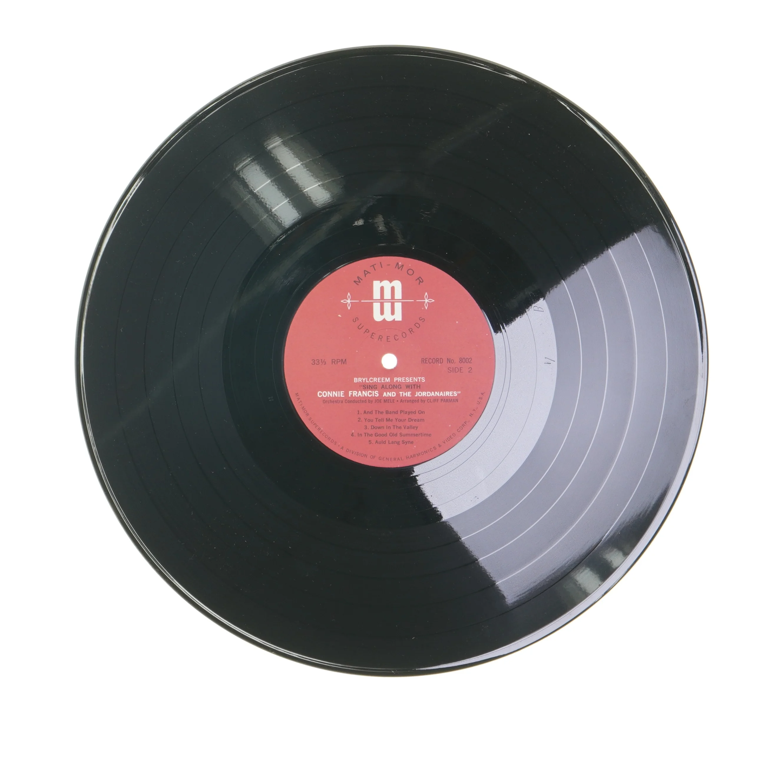 Vinylplade: Sing Along with Connie Francis