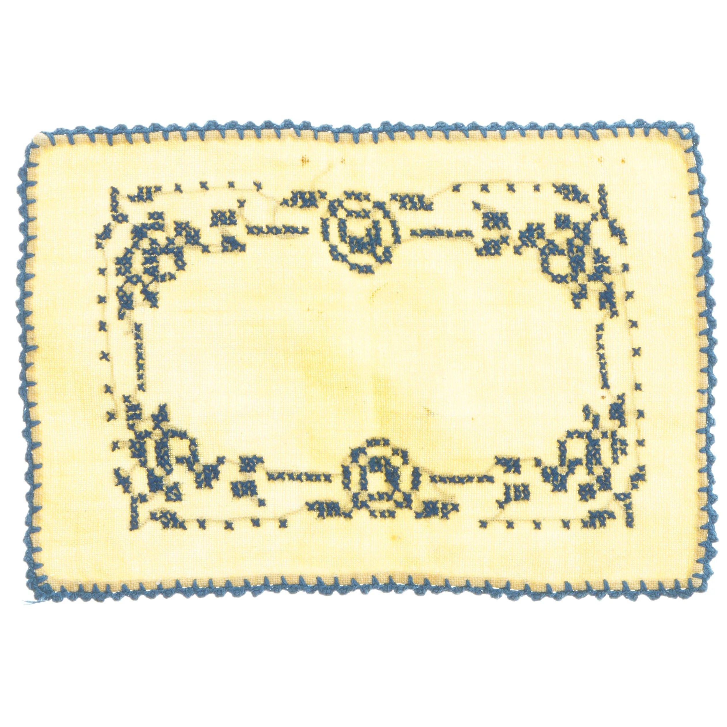 Dekorativt broderet stof (str. 28,5x20 cm)