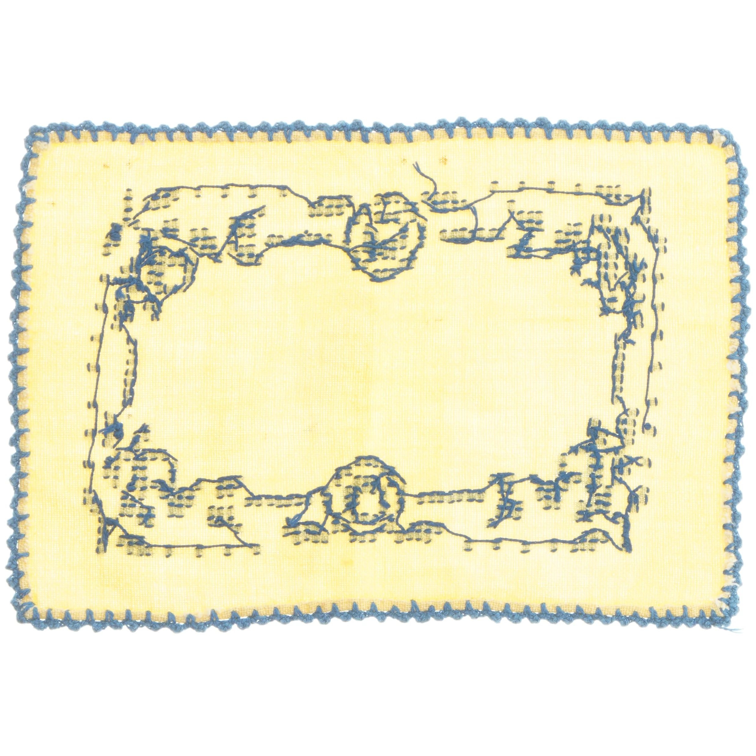 Dekorativt broderet stof (str. 28,5x20 cm)