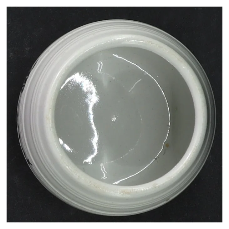 Keramik krukke med låg  Villeroy og Boch(str. H. 7,5 cm. 6,5 cm)