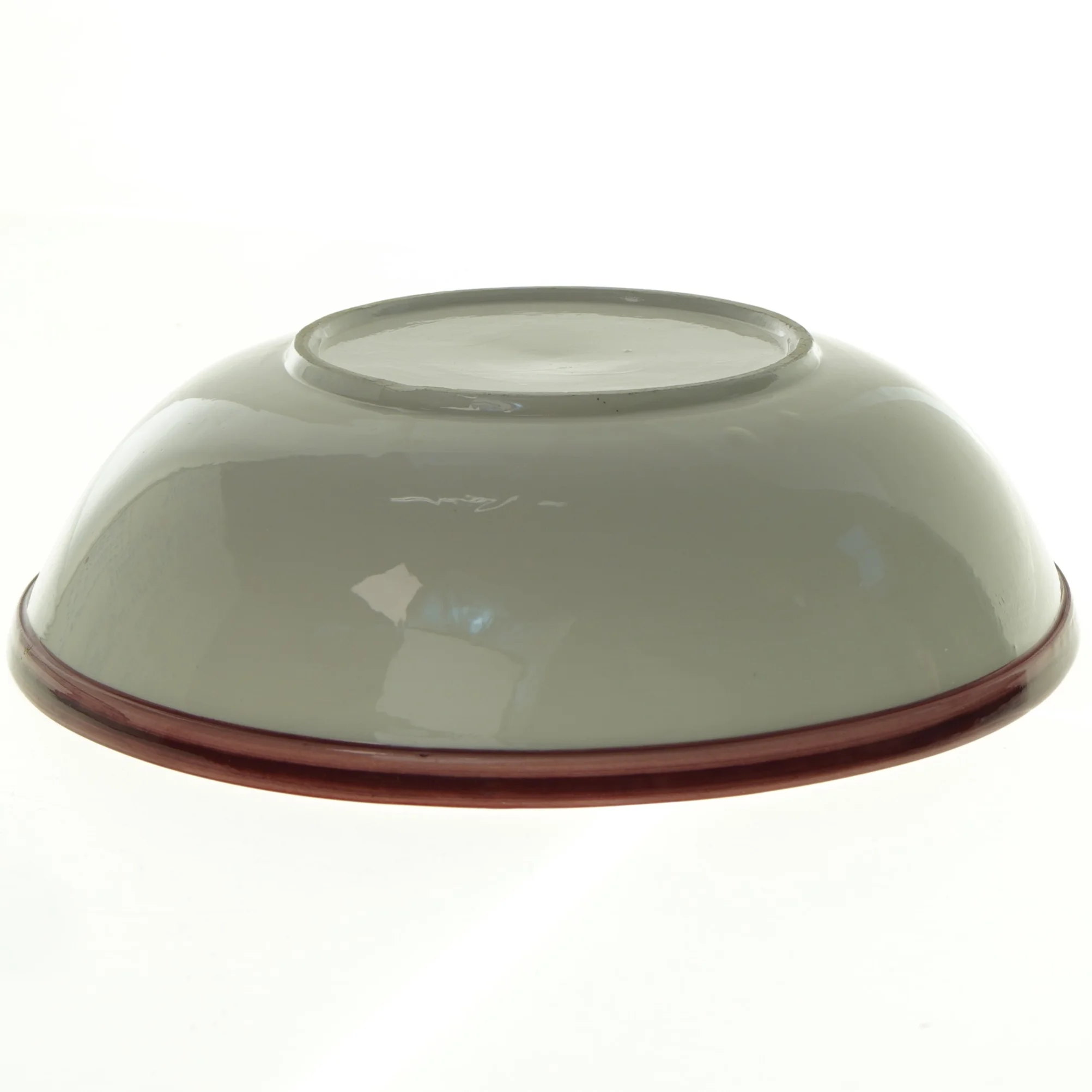 Dekorativ retroskål med grøntsagsmotiver